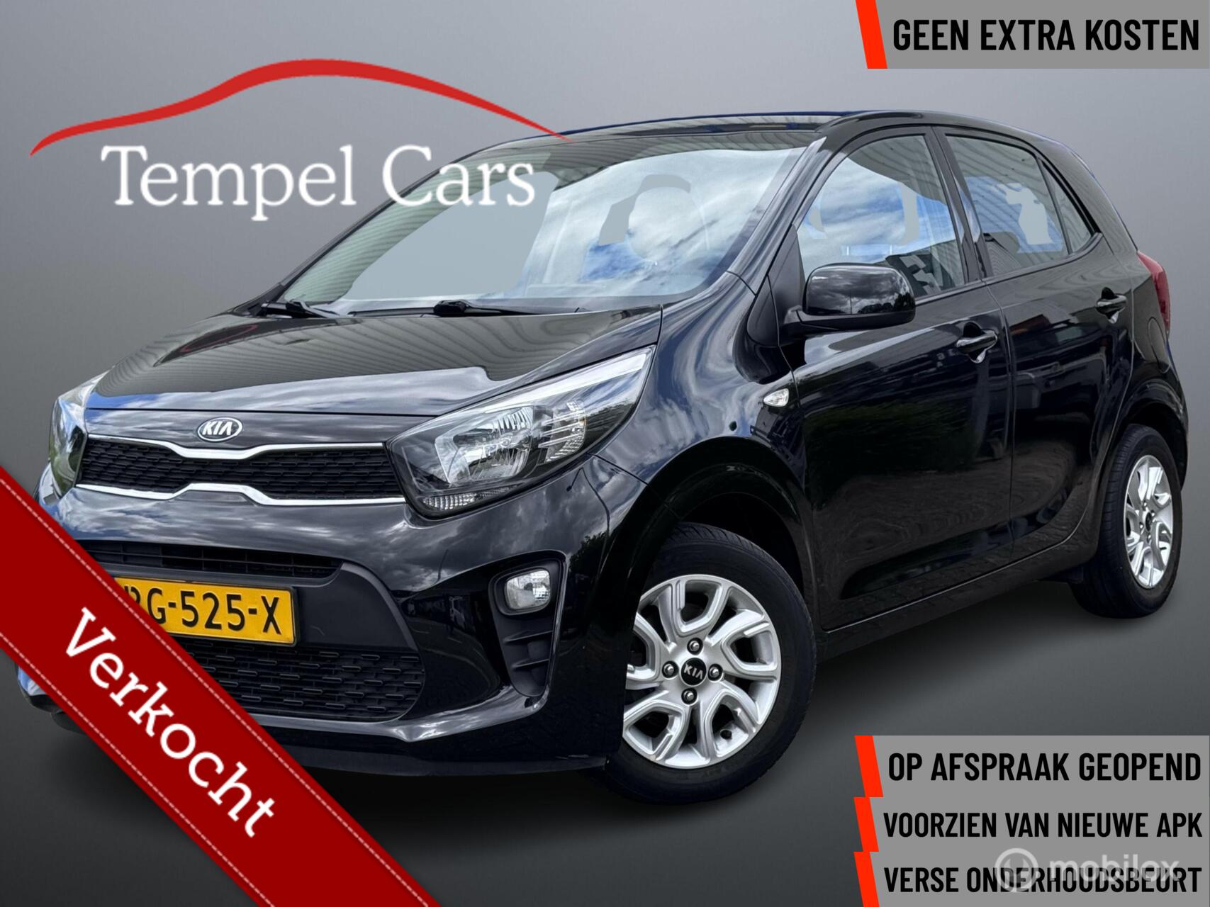 Kia Picanto 1.0 CVVT ComfortPlusLine Navigator |Carplay| NAP 2018 - voorkant