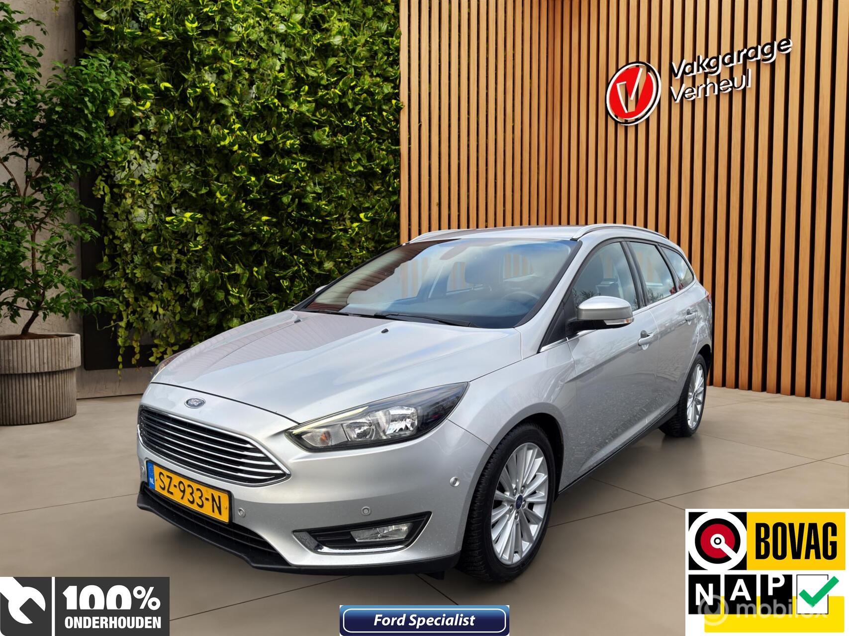 Ford Focus 1.0 EcoB|Titanium Business|125Pk|Boekje|Nap 2018 - voorkant