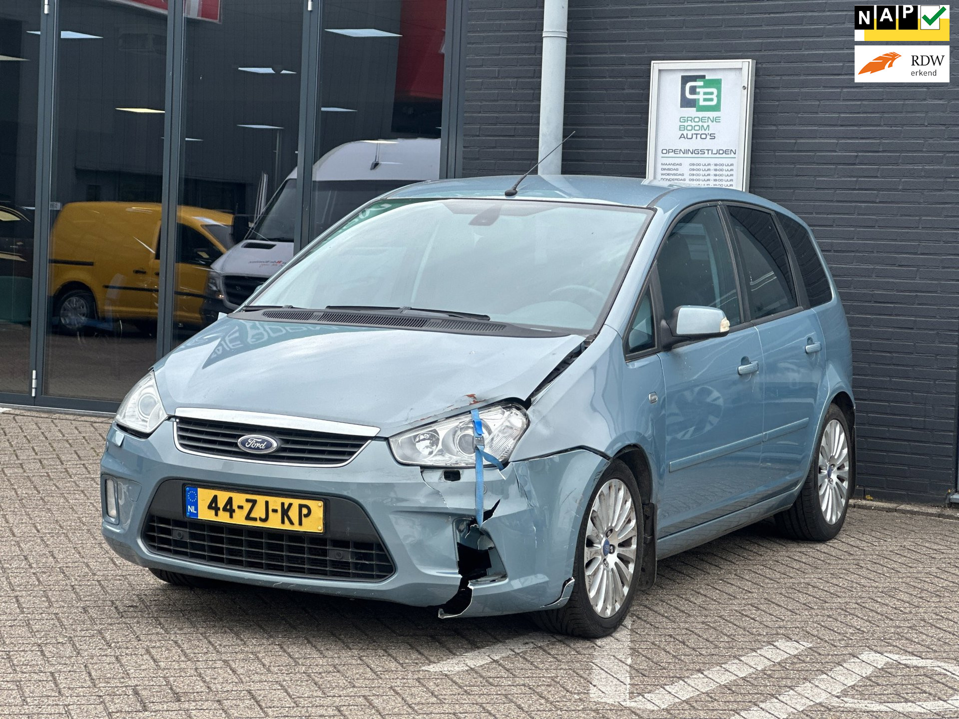 Ford C-max 2.0-16V Titanium/NAVI/AIRCO/AUTOMAAT!! 2008 - voorkant