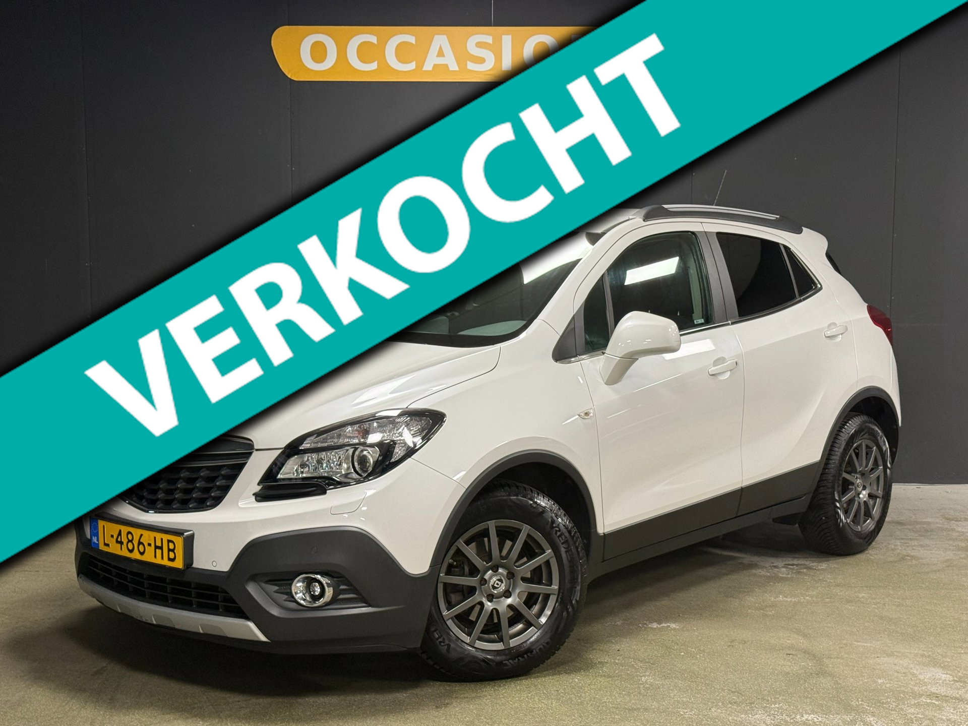 Opel Mokka 1.4 T Innovation|TREKHAAK|CRUISE|STUURV|STOELV|NAVI|CAMERA|16INCH| 2016 - voorkant