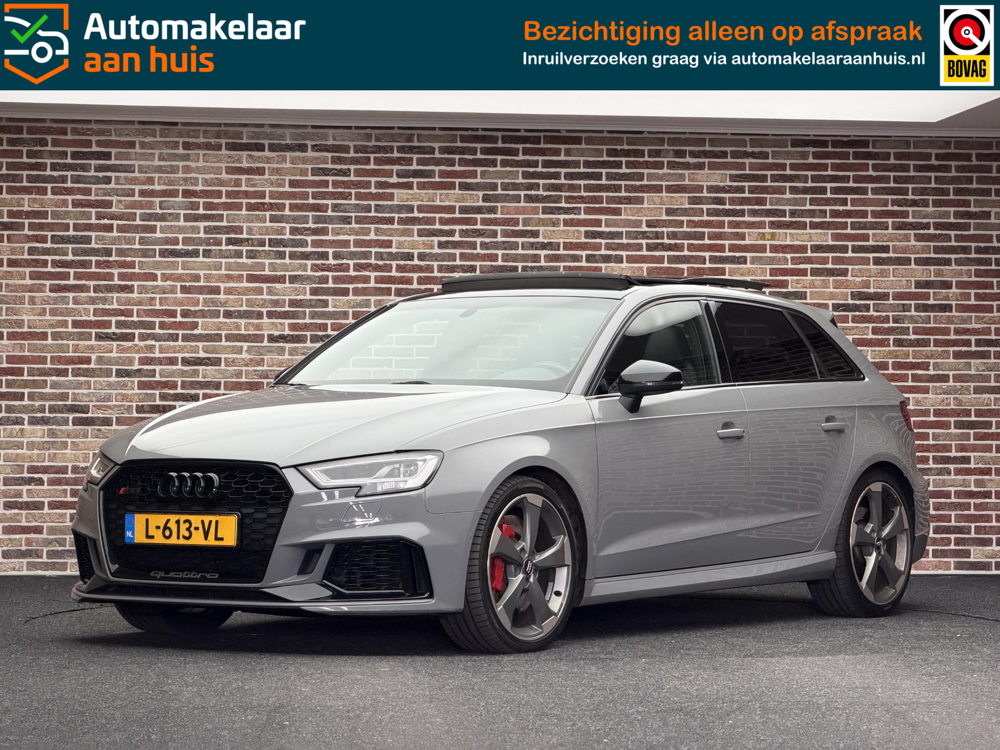 Audi RS 3 Sportback 2.5TFSI RS3 quattro 2017 - voorkant