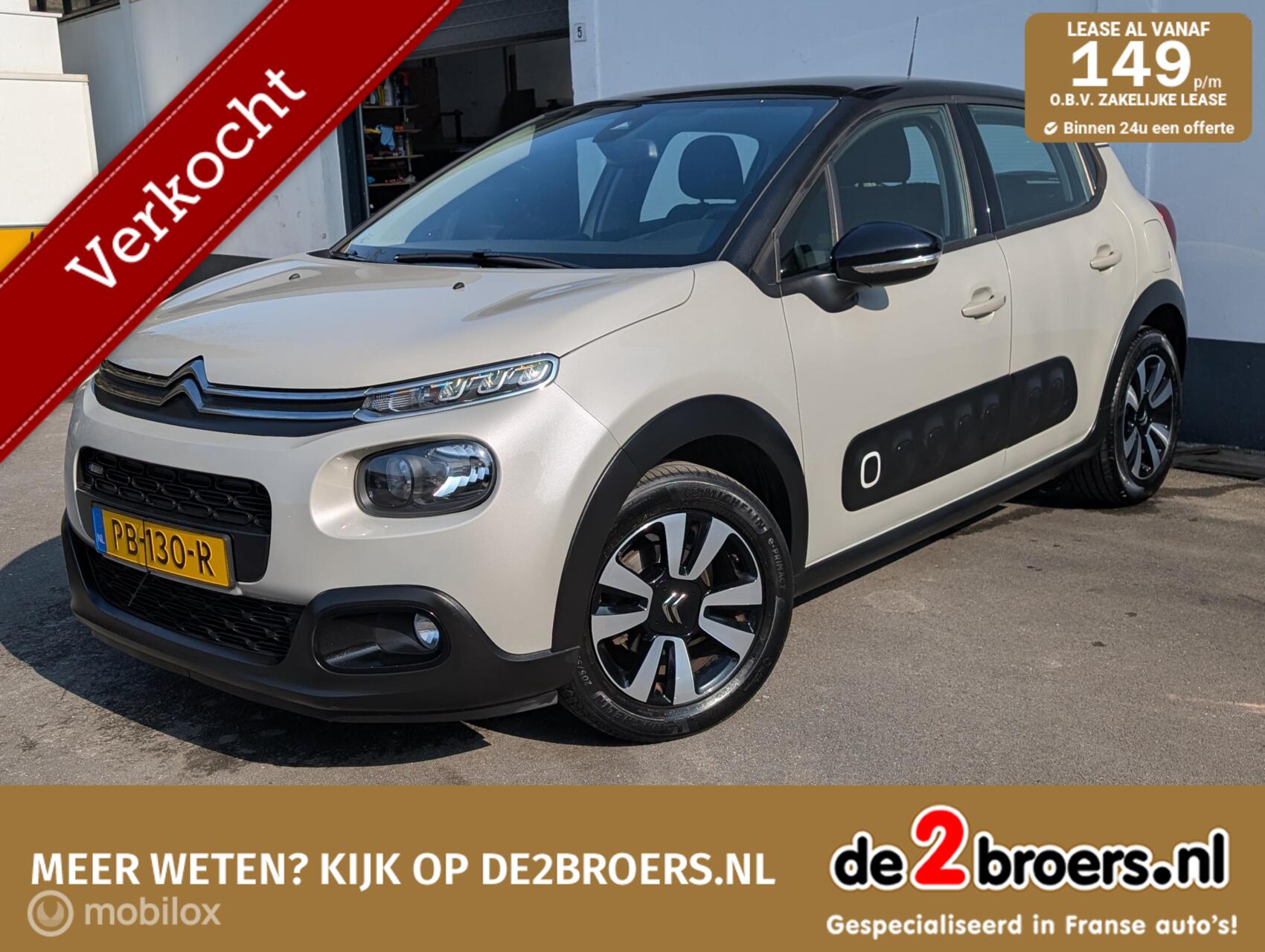Citroen C3 1.2 PureTech S&S Shine 110PK! 2017 - voorkant