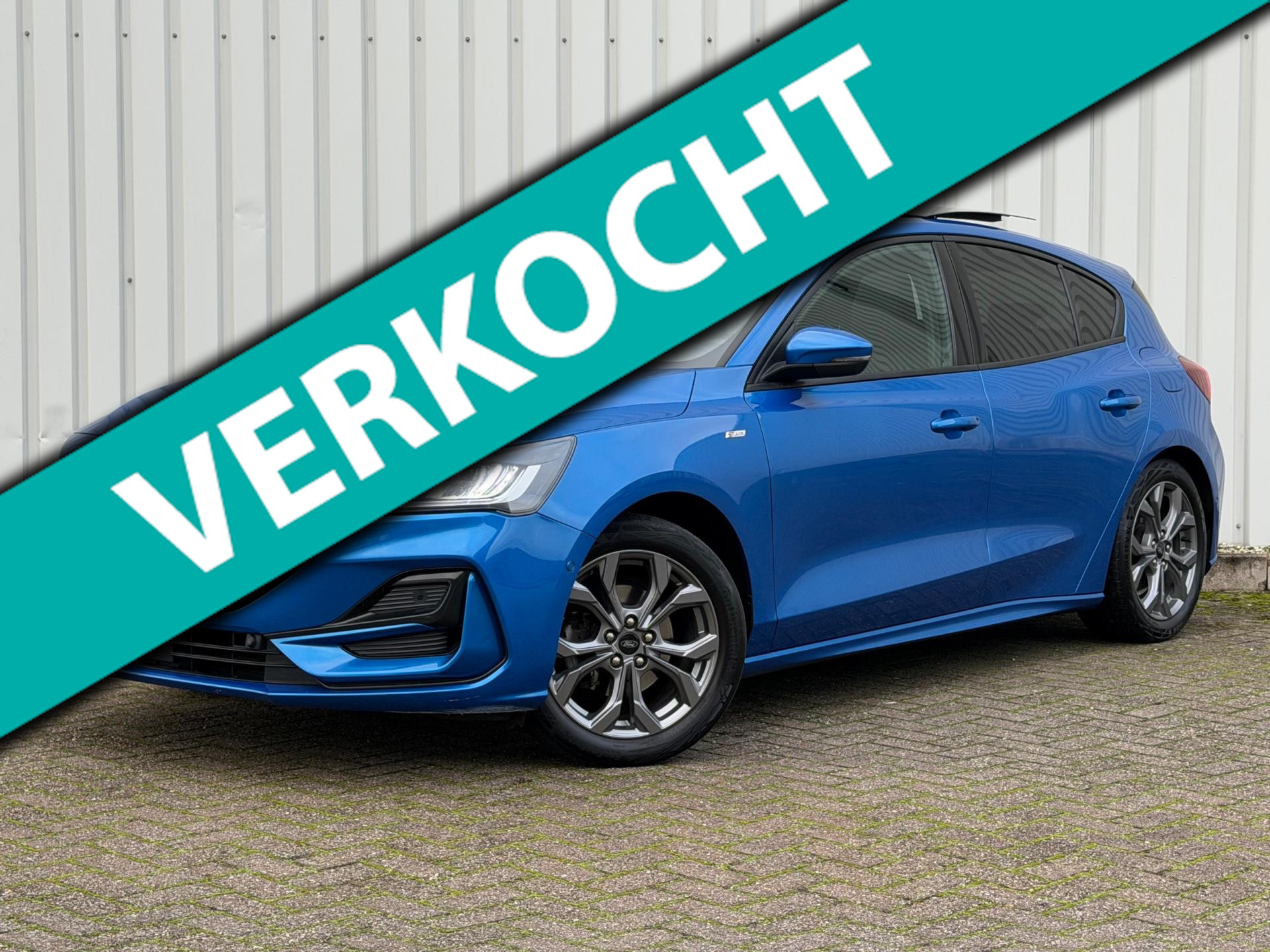 Ford Focus 1.0 EcoBoost Hybrid ST Line Facelift|Trekhaak|Carplay|Pano|LED 2022 - voorkant