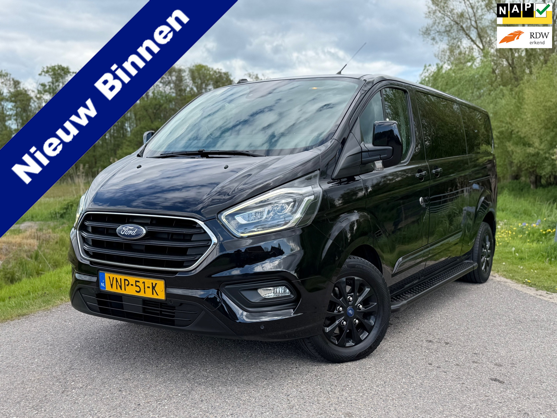 Ford Transit Custom 320 2.0 TDCI L2H1 Trend / Dubbel Cabine / Automaat / Leder / Stoelverwarming / Afneembare trekhaak 2022 - voorkant