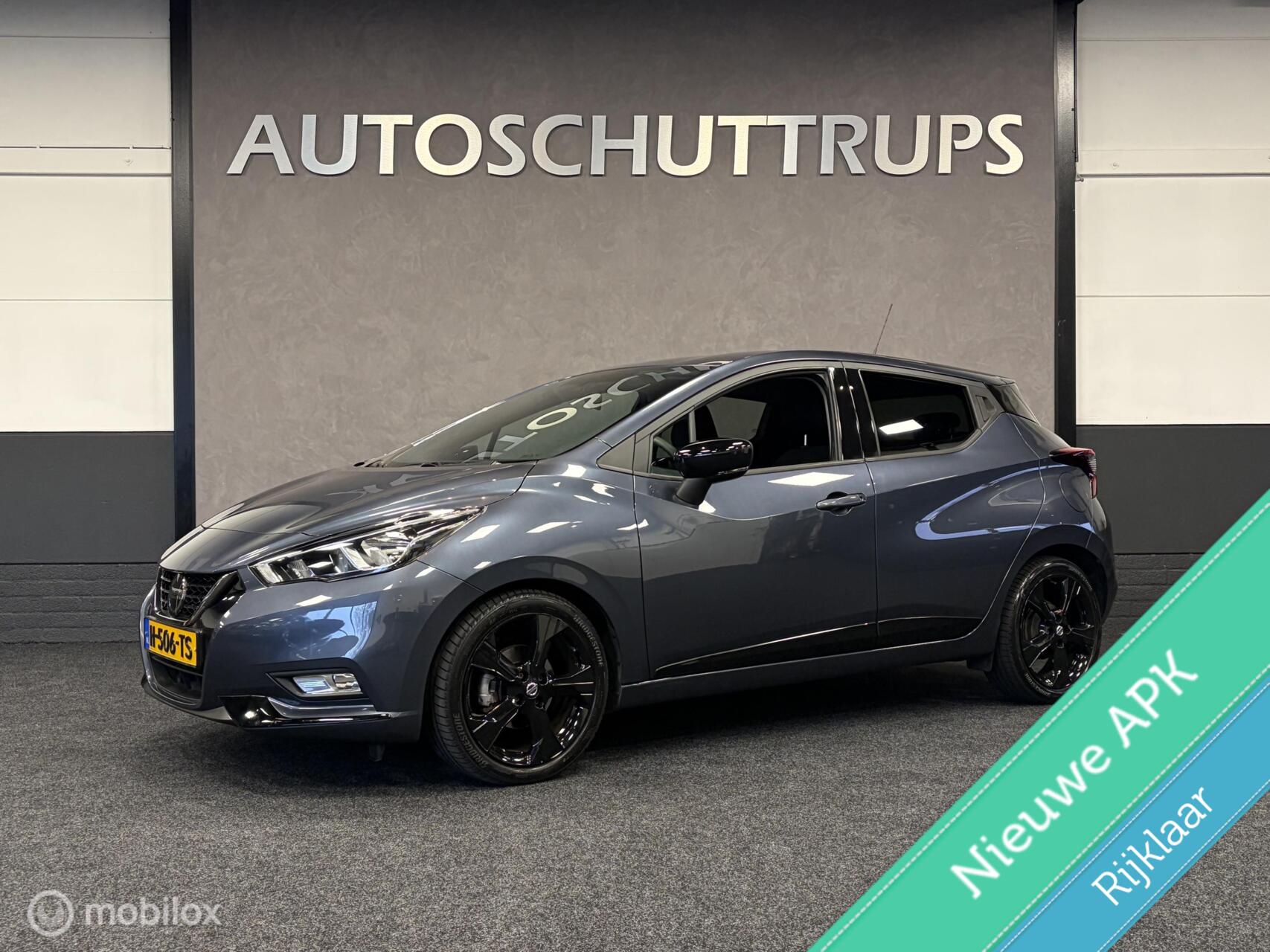 Nissan Nissan Micra 1.0 IG-T N-Tec 1E EIG / DEALER O.H. / NAVI / AIRCO / STOELVERW. / NAP / LMV / 2020 - voorkant