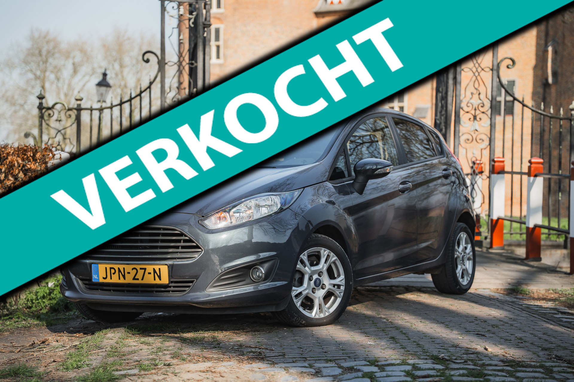 Ford Fiesta 1.0 EcoBoost Titanium 101PK/5DRS/AIRCO/VOL 2015 - voorkant