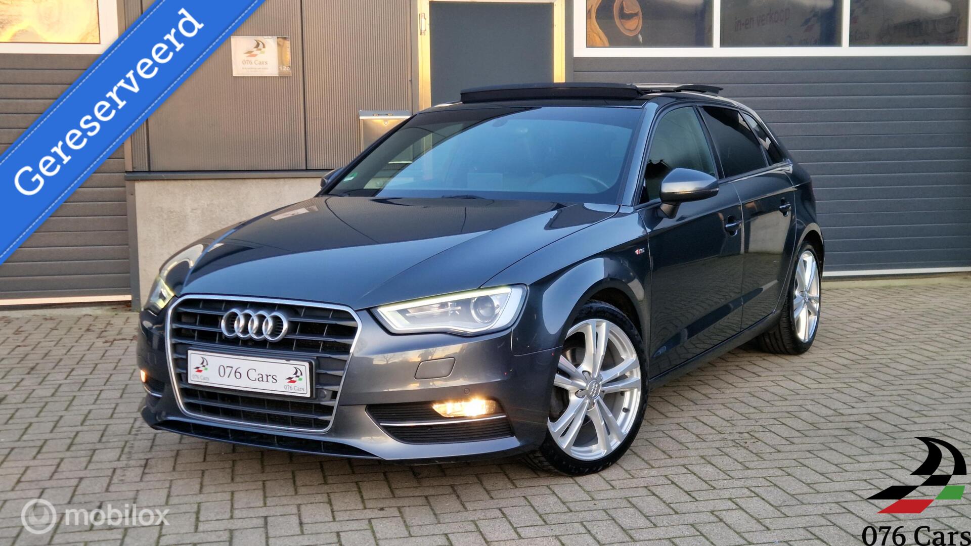 Audi A3 Sportback 1.4 TFSI S-Line PANO NAVI LED STOELVERWARMING 2013 - voorkant