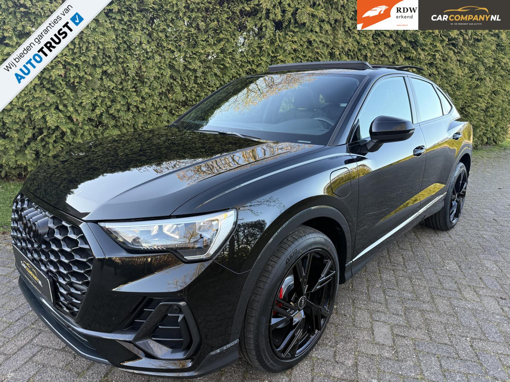 Audi Q3 Sportback 45|2X SLINE/Black edit|PANORAMADAK|SONOS 2022 - voorkant