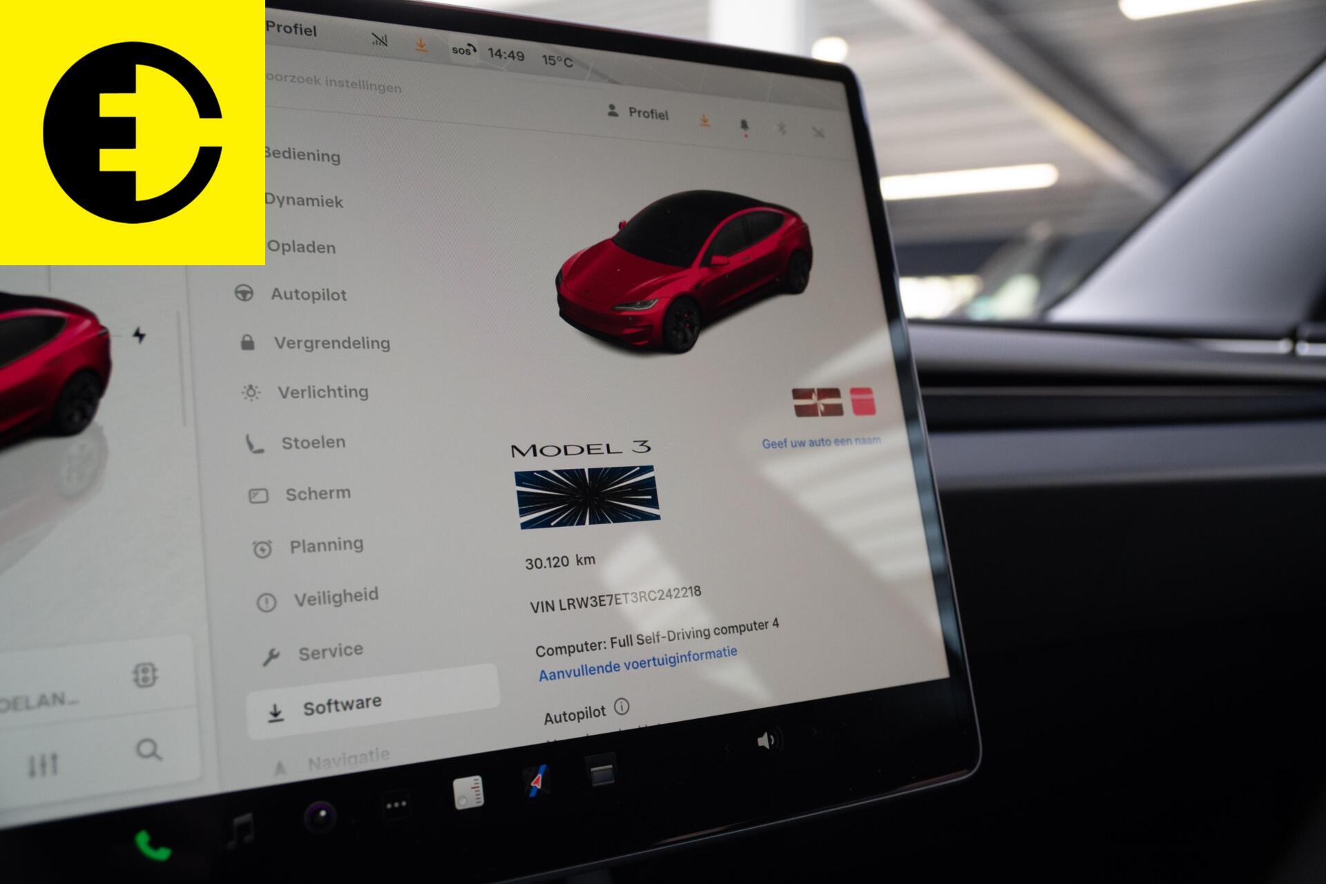 Foto van Tesla Model 3