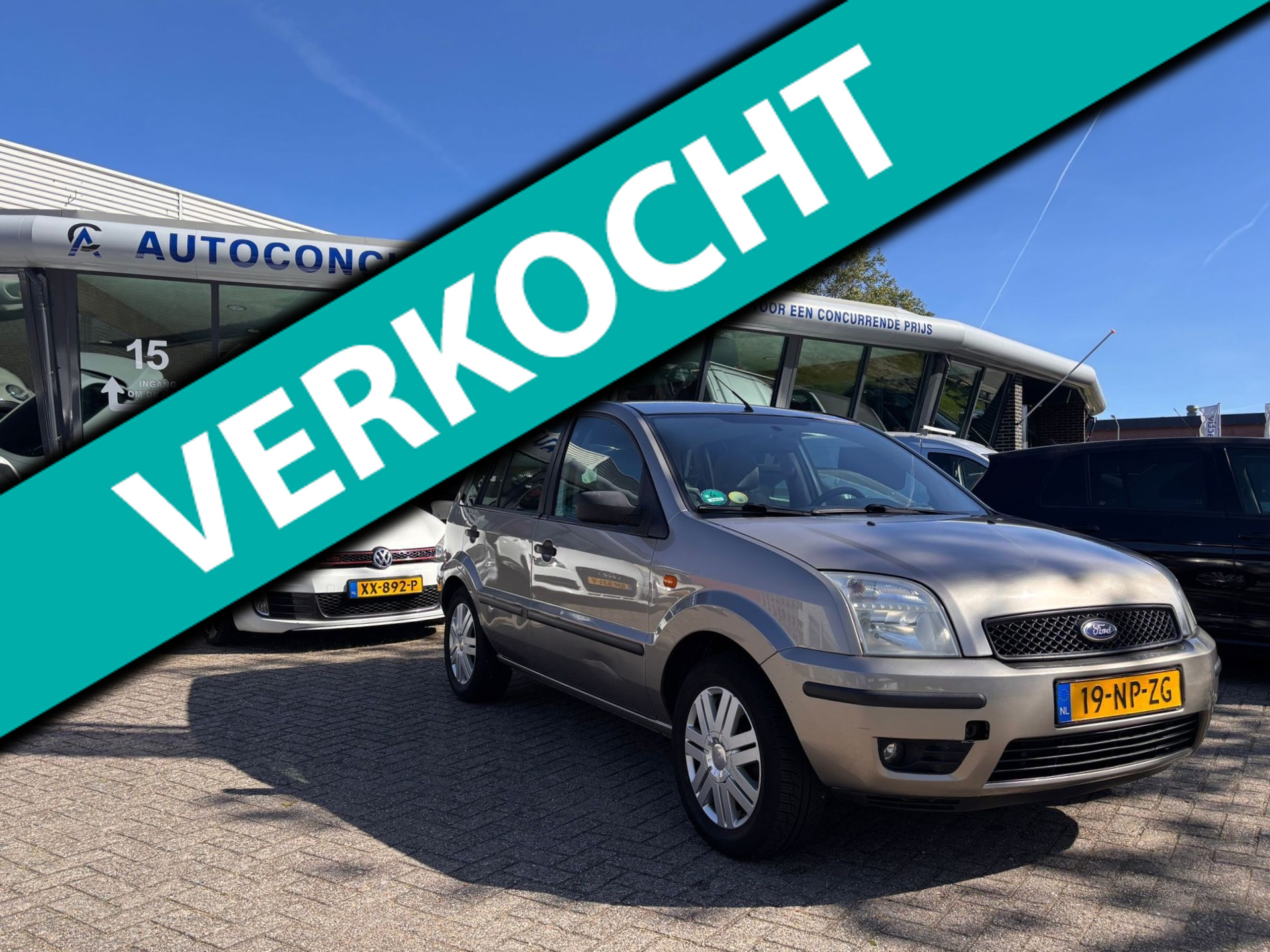 Ford Fusion 1.6-16V Centennial, Airco, Inruil mogelijk. 2004 - voorkant