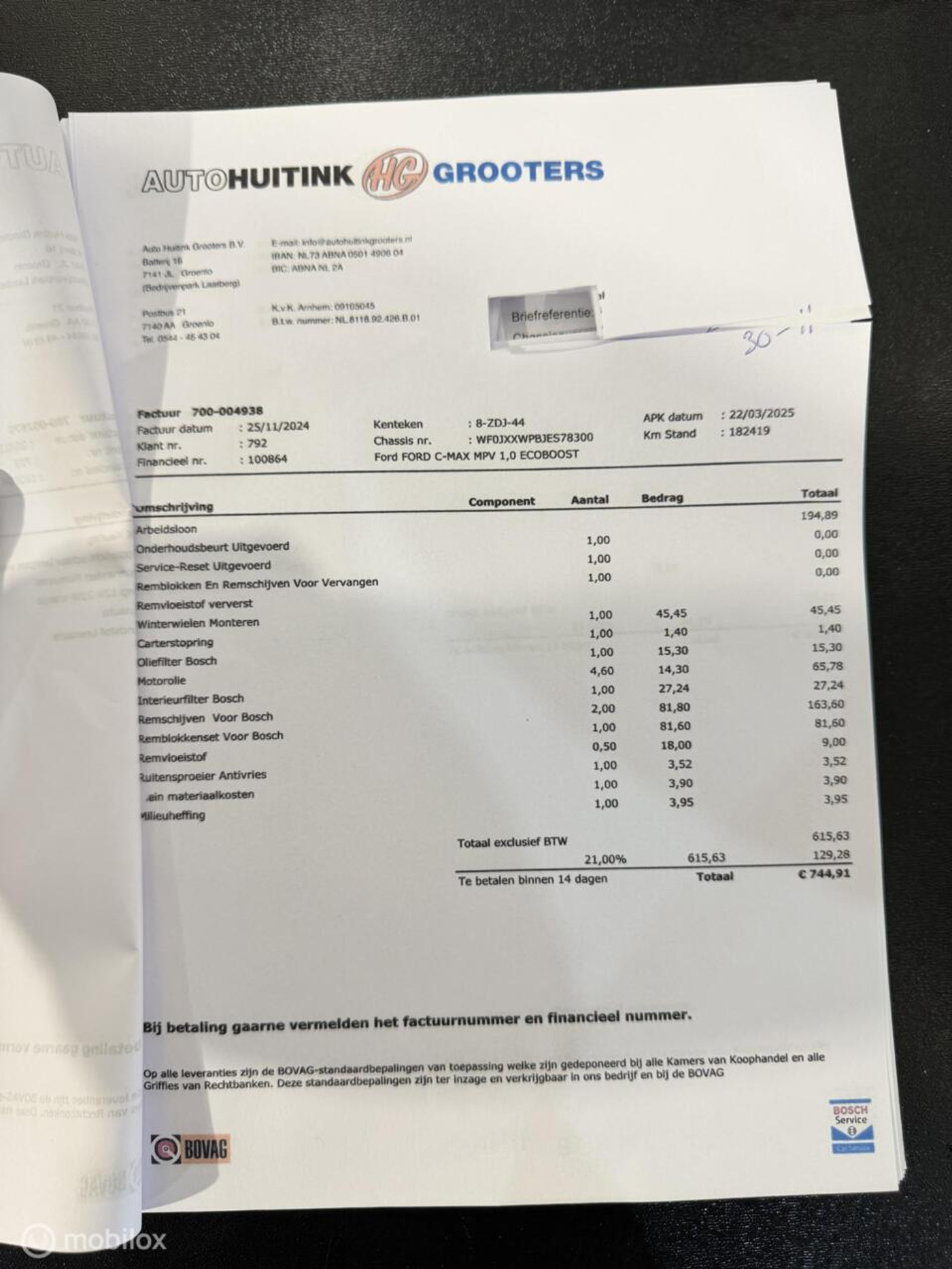 Foto van Ford C-max