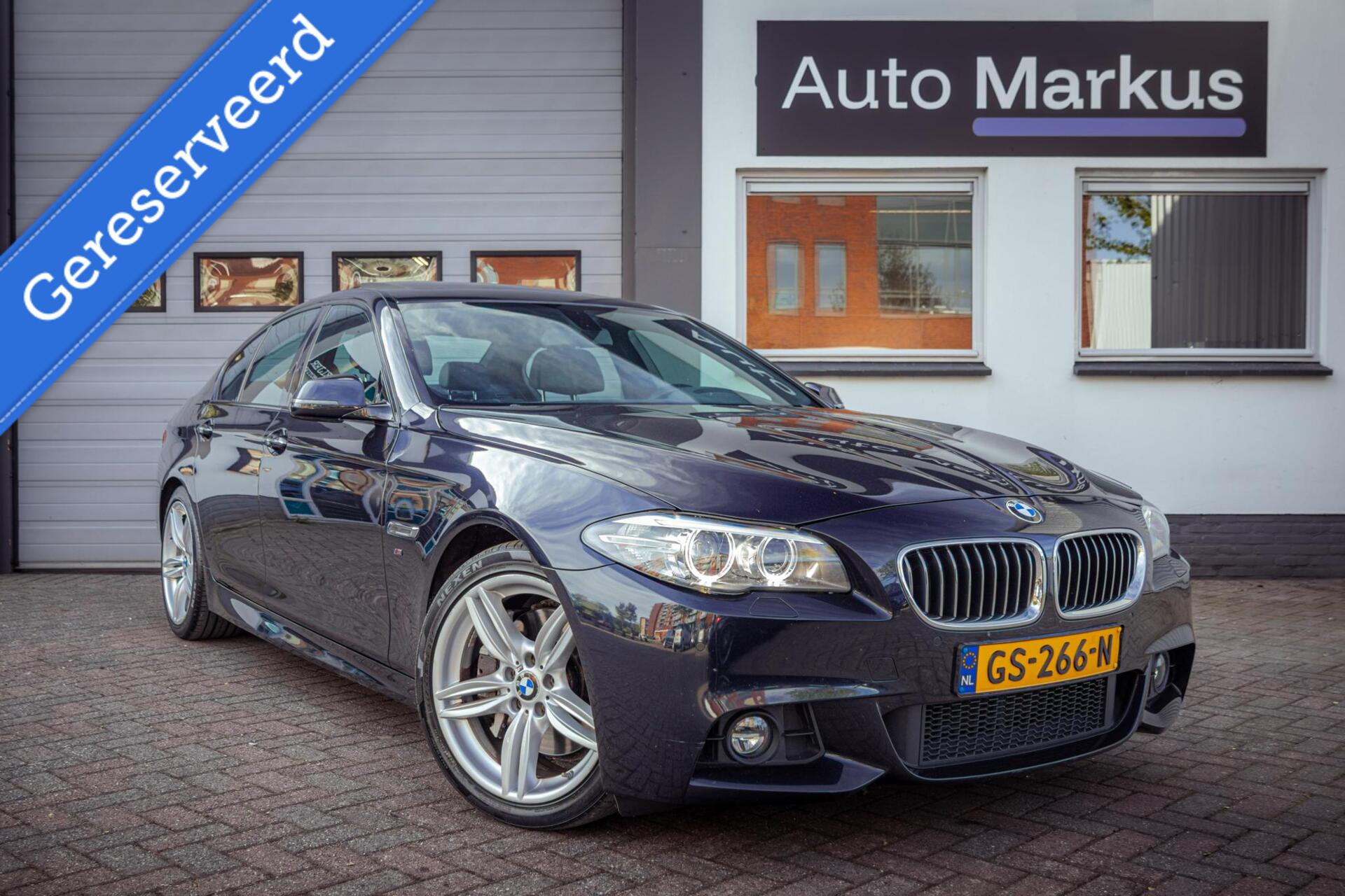 BMW 528i 528i 3X M-Sport|Schuifdak|Memory|Virtual|Trekhaak|Comfortstoelen|Flippers 2015 - voorkant