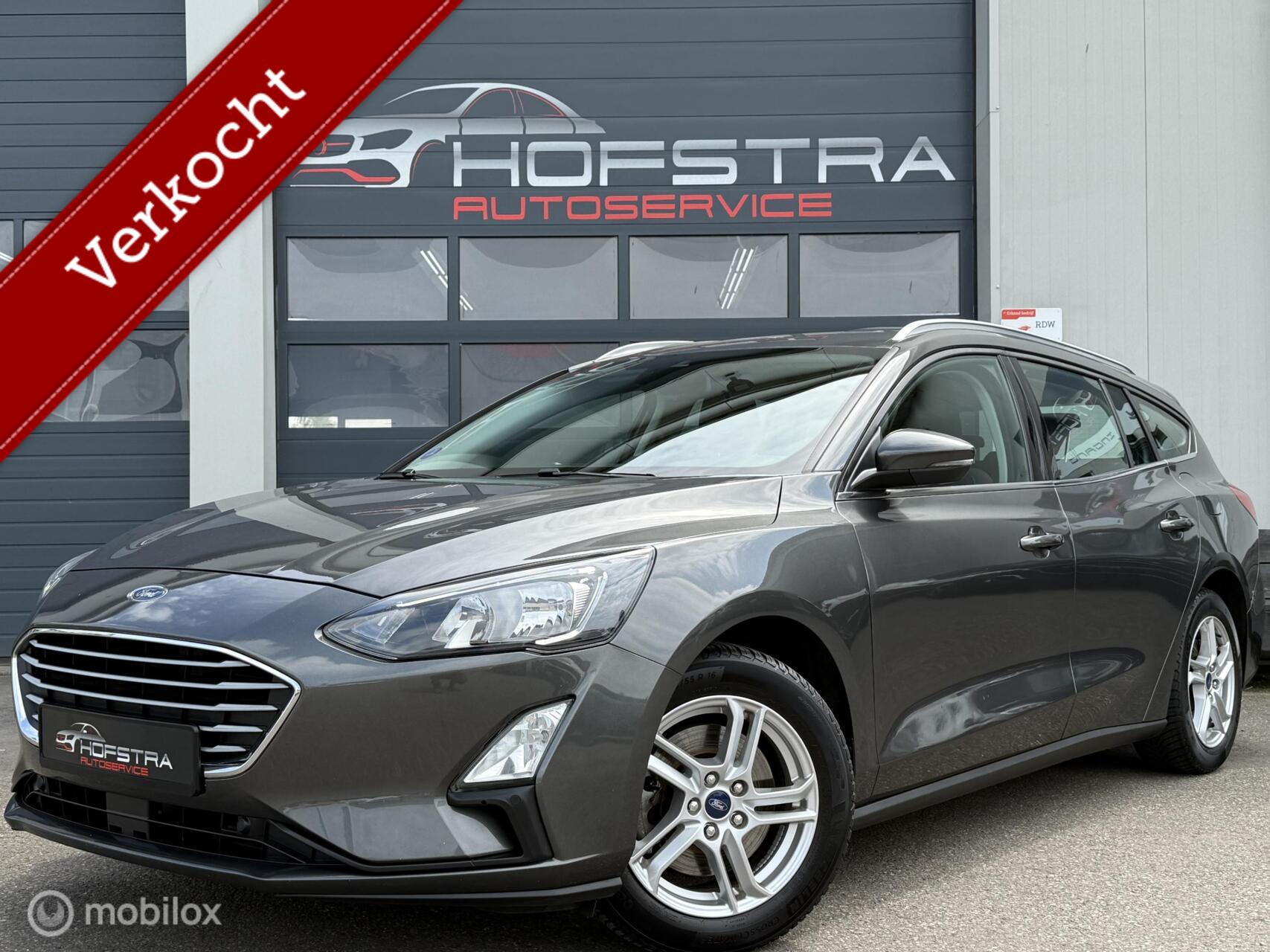Ford Focus 1.0 EcoBoost Trekhk CarPlay stoel/stuurverw. 2019 - voorkant