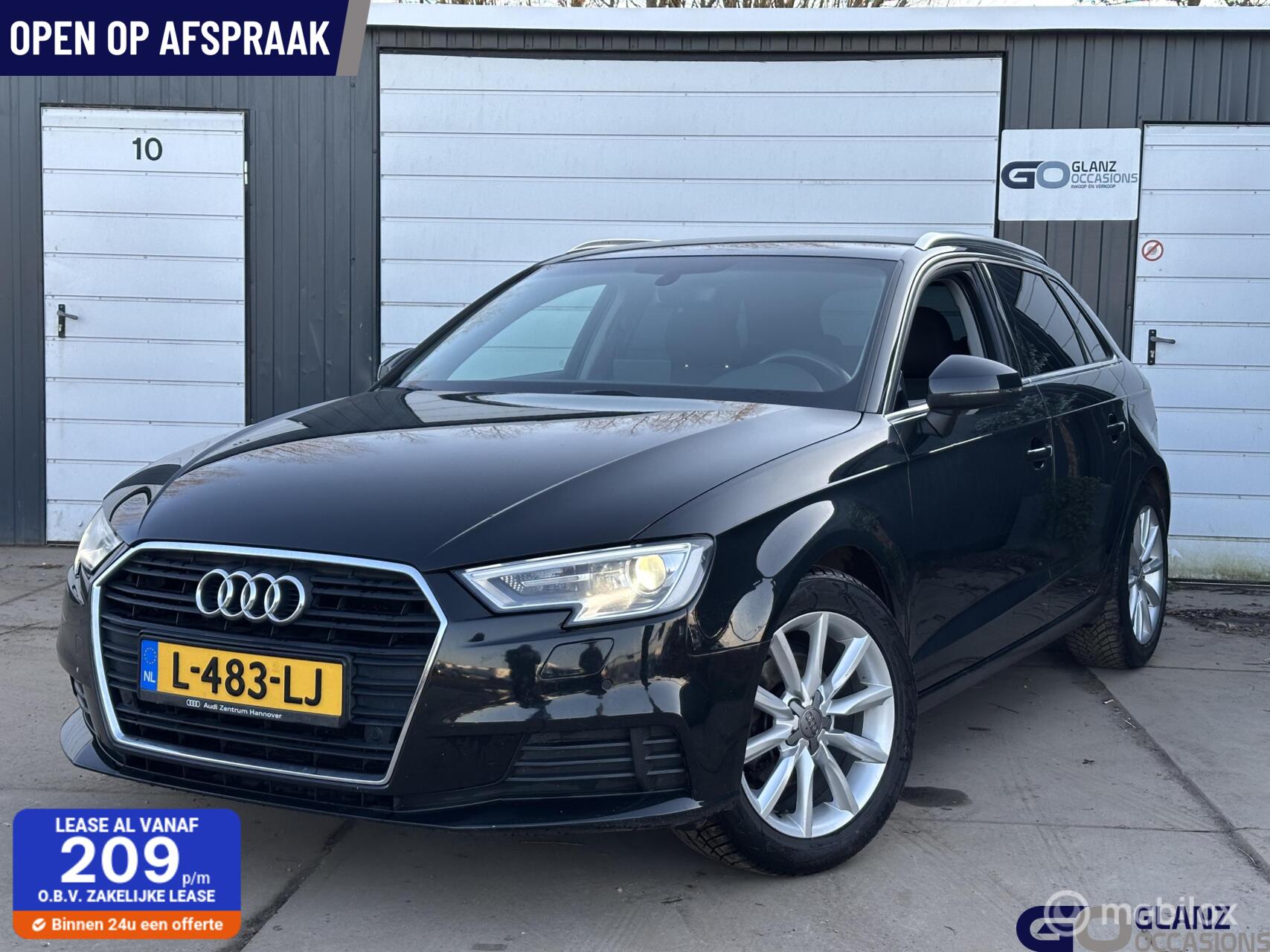 Audi A3 Sportback 1.4 TFSI CoD Sport S Line Edition 2017 - voorkant