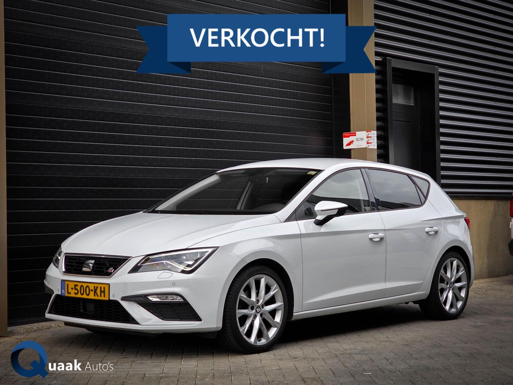 Seat Leon 1.4 TSI FR | LED | STOELVERW. | CARPLAY | TREKHAAK | CRUISE | LM. VELGEN 2017 - voorkant