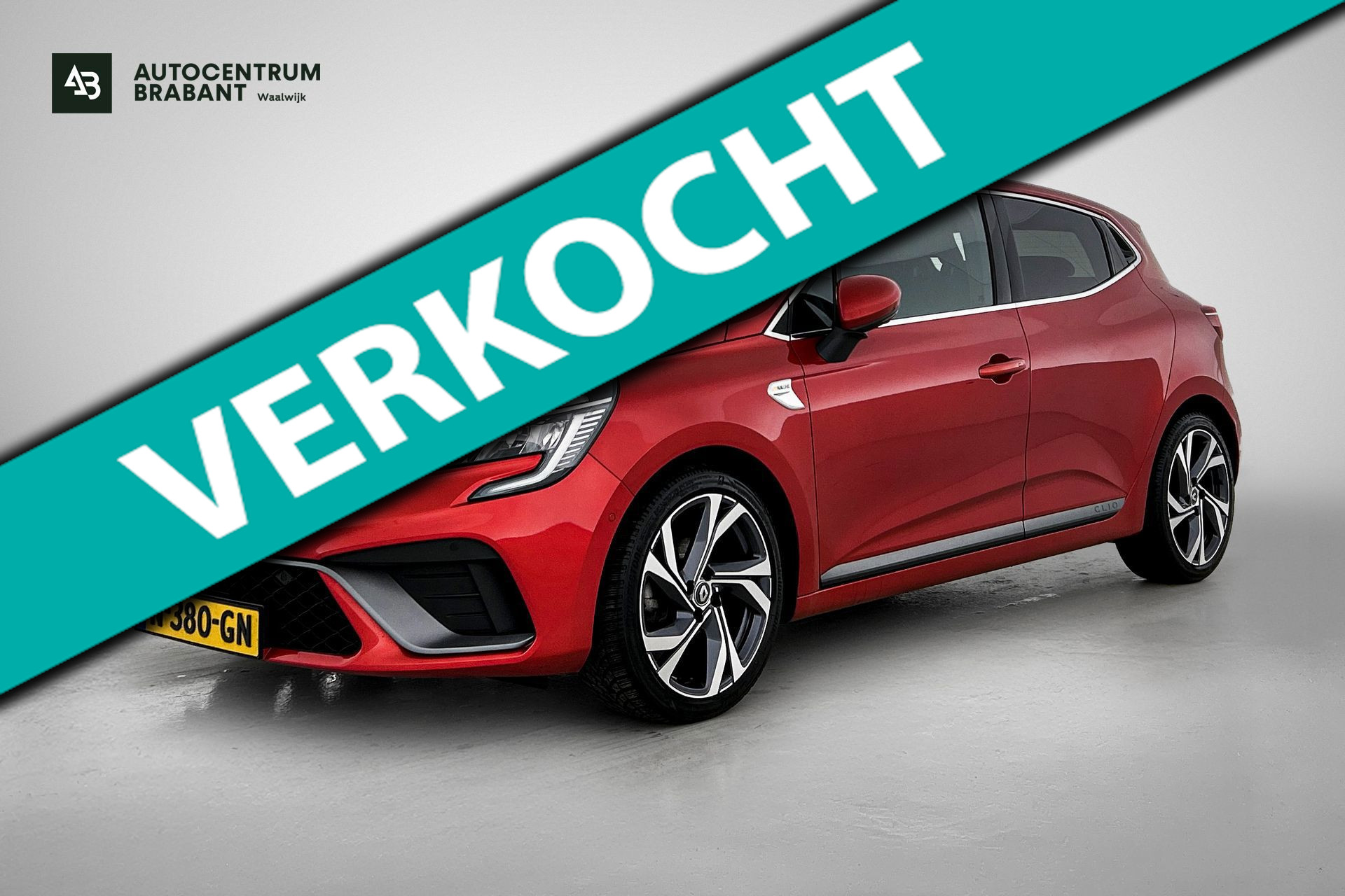 Renault Clio 1.0 TCe R.S. Line (NL-auto, Goed OndH, Navi, 360 Camera, Trekhaak, PDC V+A, StoelV, Climate Con, Cruise Con, Etc) 2021 - voorkant