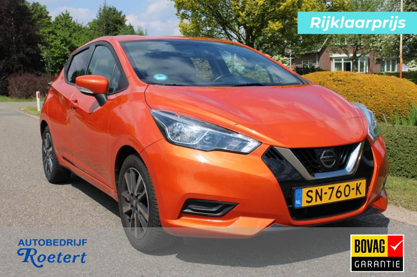 Nissan Nissan Micra 1.0L 73pk Acenta 5-drs Airco/Cruise/PDC/Trekhaak/CarPlay/Android 2018 - voorkant