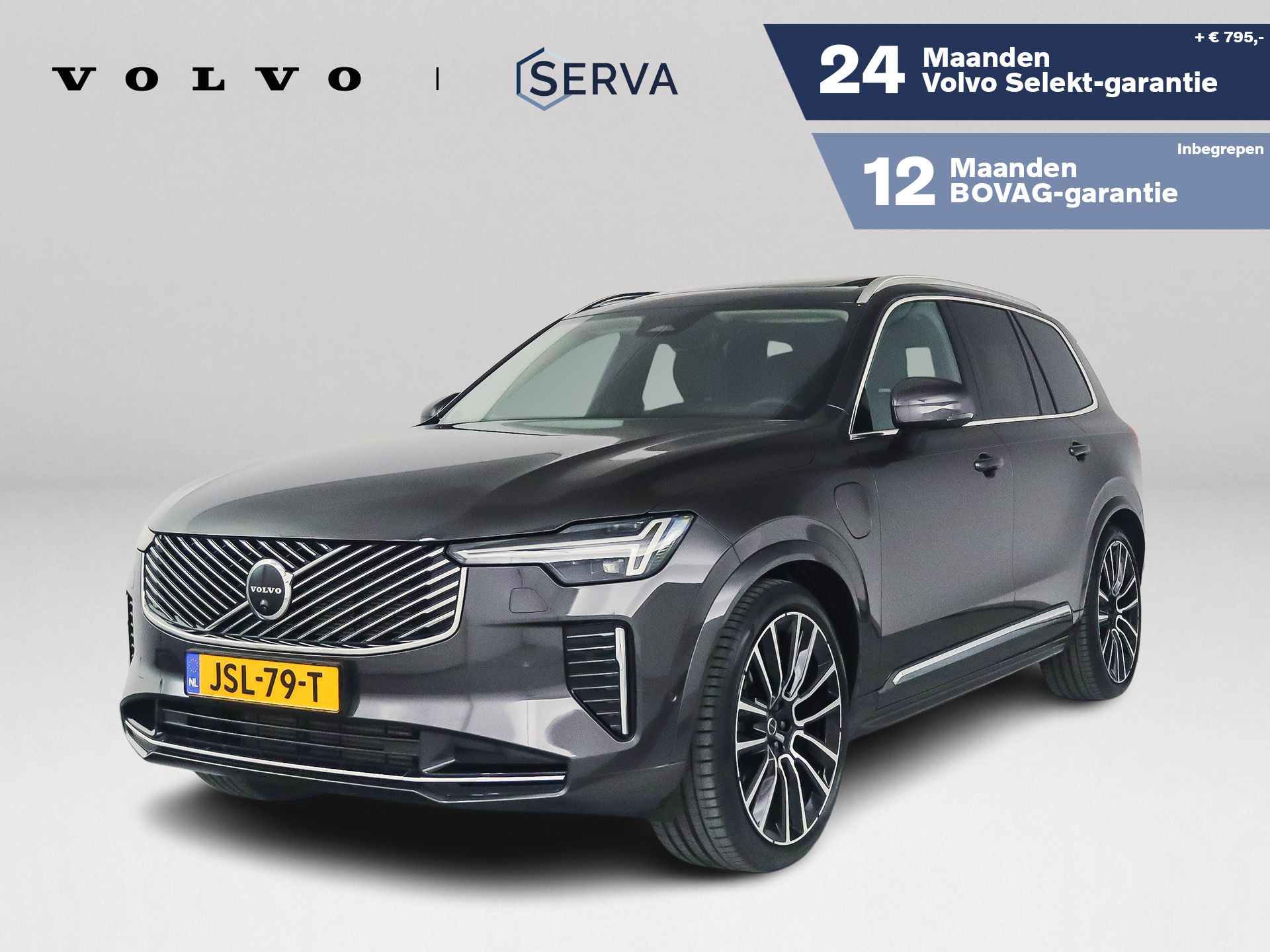 Volvo Xc90 T8 Plug-in hybrid AWD Ultra Bright | Panoramadak | 360° camera | Bowers & Wilkins | Luchtvering | Head-up display | Stoelventilatie | Trekhaak 2025 - voorkant