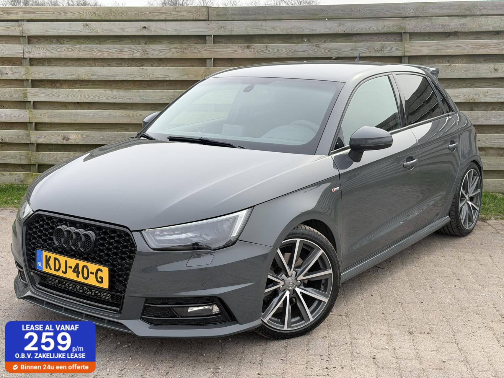 Audi A1 Sportback 1.4 TFSI S-line Aut Cruise Stoelverw 2016 - voorkant