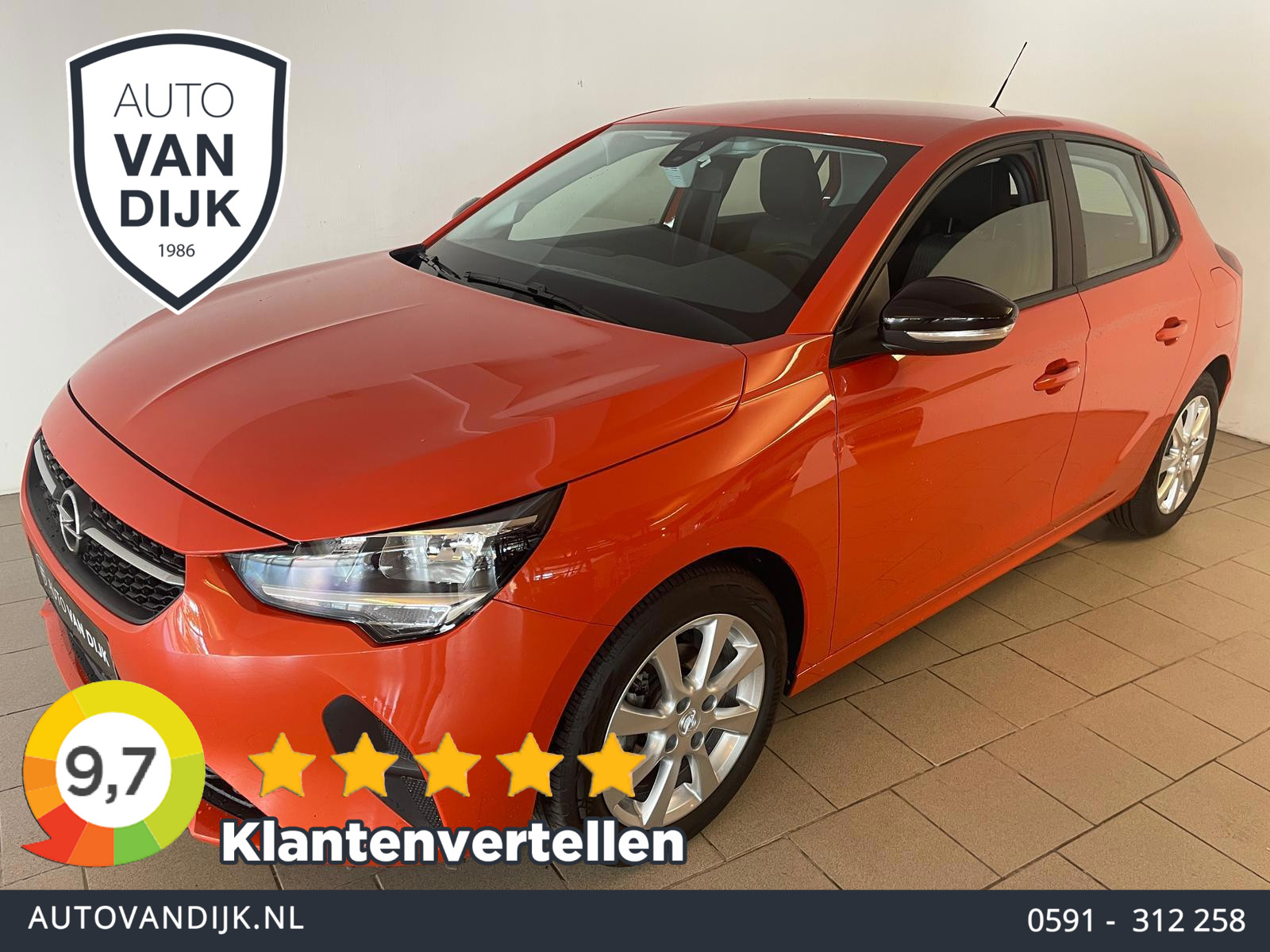 Opel Corsa 1.2 Edition 2021 - voorkant