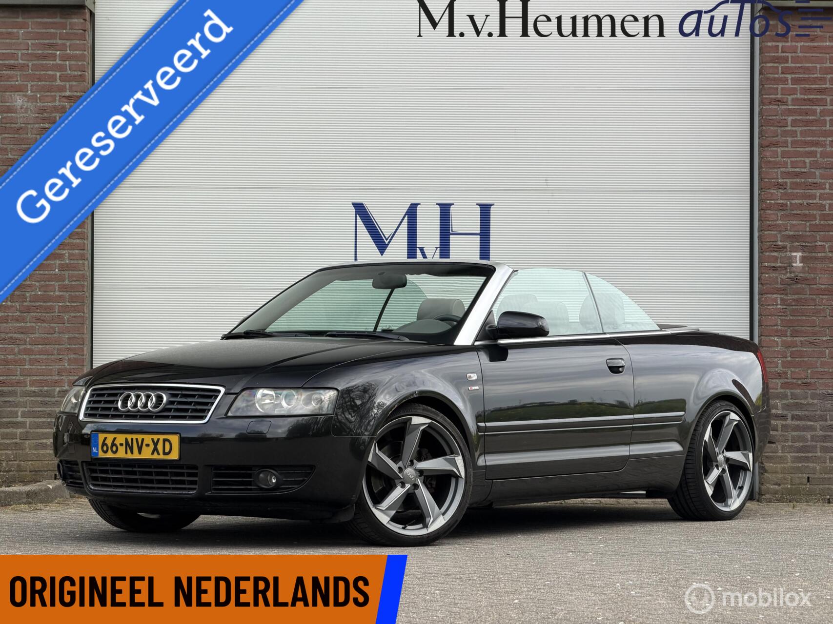 Audi Audi A4 Cabriolet 3.0 V6 Pro Line 19'' Stoelverwarming Sportuitlaat 2004 - voorkant