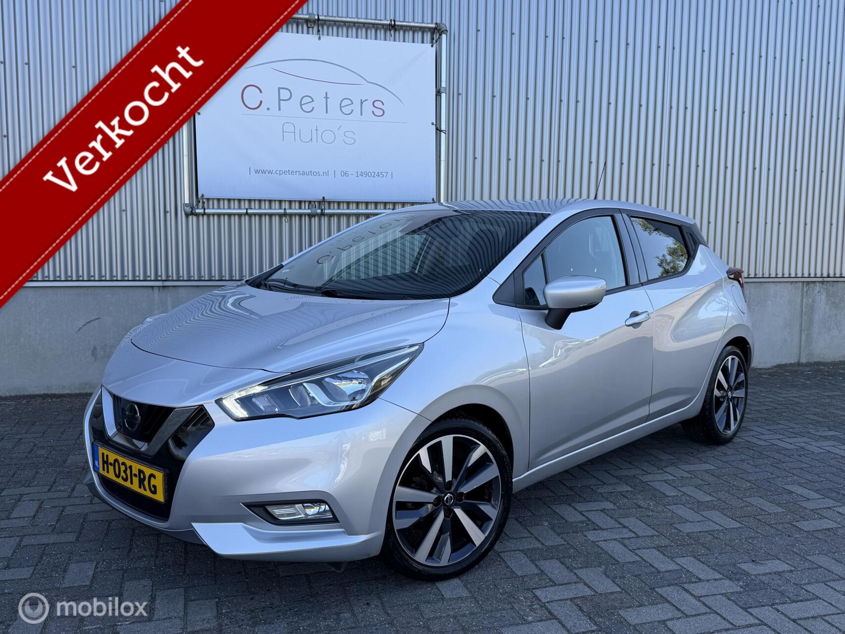 Nissan Nissan Micra 1.0 IG-T Tekna 100pk 2020 / Camera / Bose / Keyless / Stoelverwarming / Dealeronderhouden / 1e eigenaar 2020 - voorkant