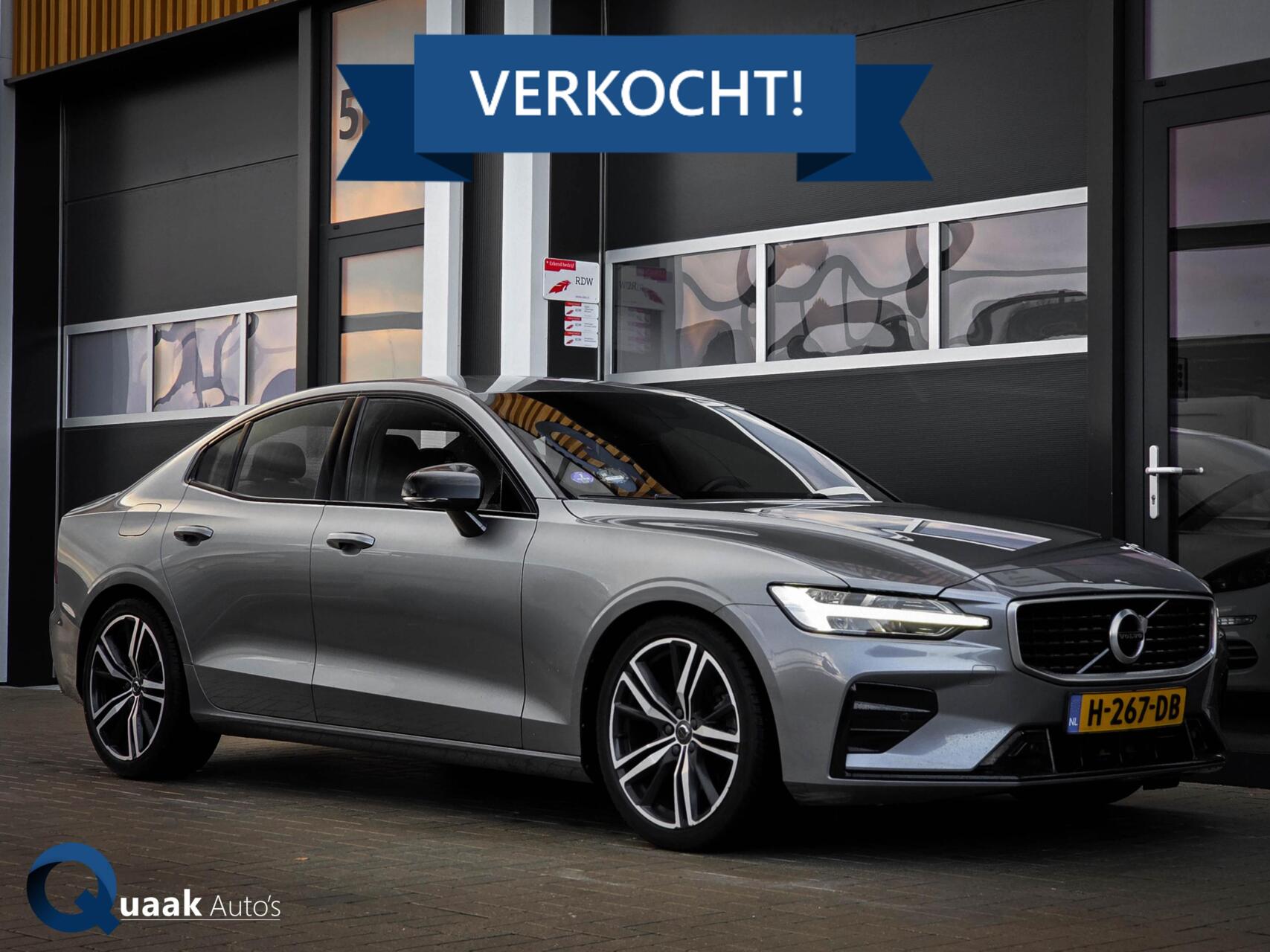 Volvo S60 2.0 T4 R-Design | LEDER | CARPLAY | MEMORY | LED | SPORTSTOELEN 2020 - voorkant