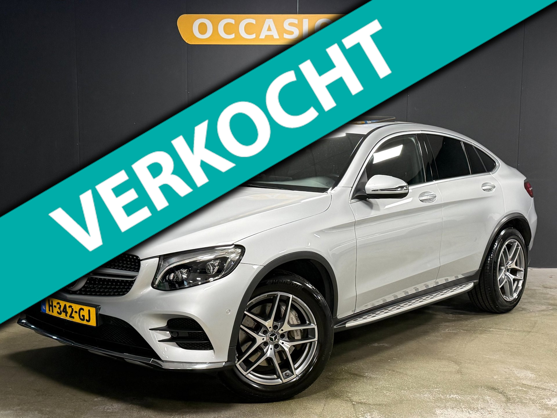 Mercedes-Benz GLC 250 4Matic 250 4MATIC Business Solution AMG|KANTELDAK|CAMERA|DODEHOEK|STOELV|TREKHAAK|LED|KEYLESS|ACC|19INCH| 2019 - voorkant