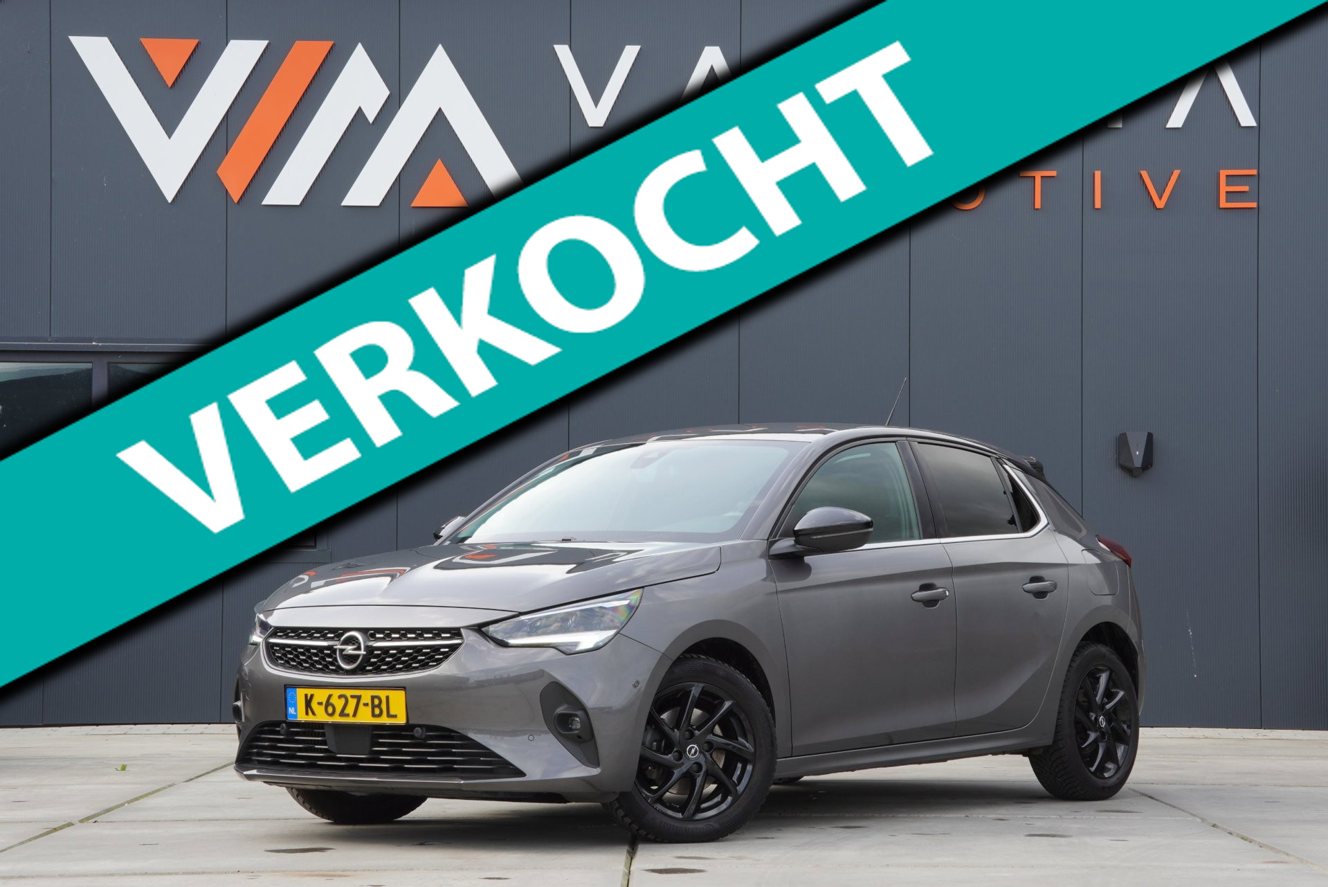 Opel Corsa 1.2 Elegance Automaat Carplay 5 Deurs Virtual cockpit 360 camera Dodehoek Cruise control 2020 - voorkant