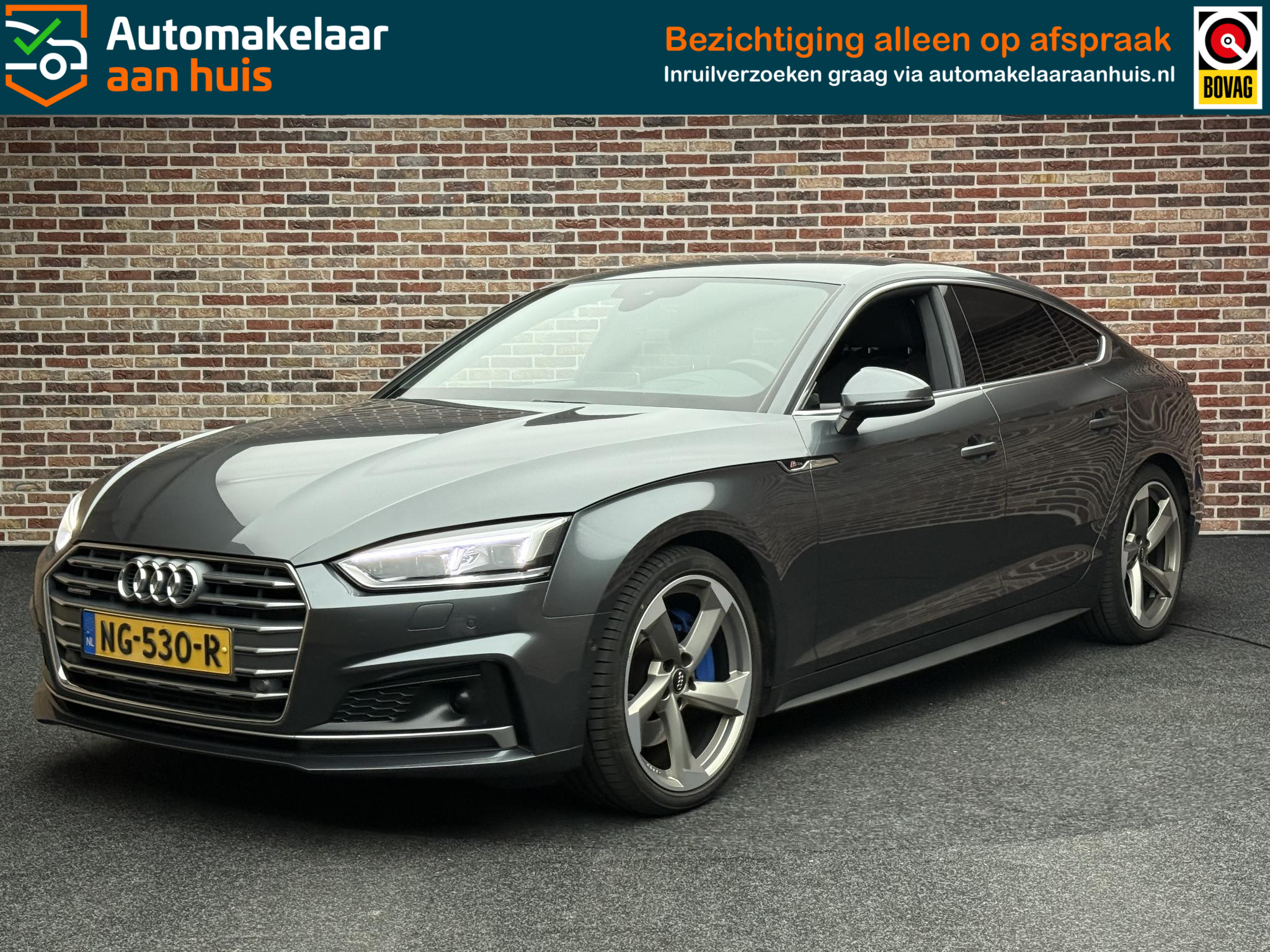 Audi A5 Sportback 2.0 TFSI quattro Sport Pro Line S 2017 - voorkant