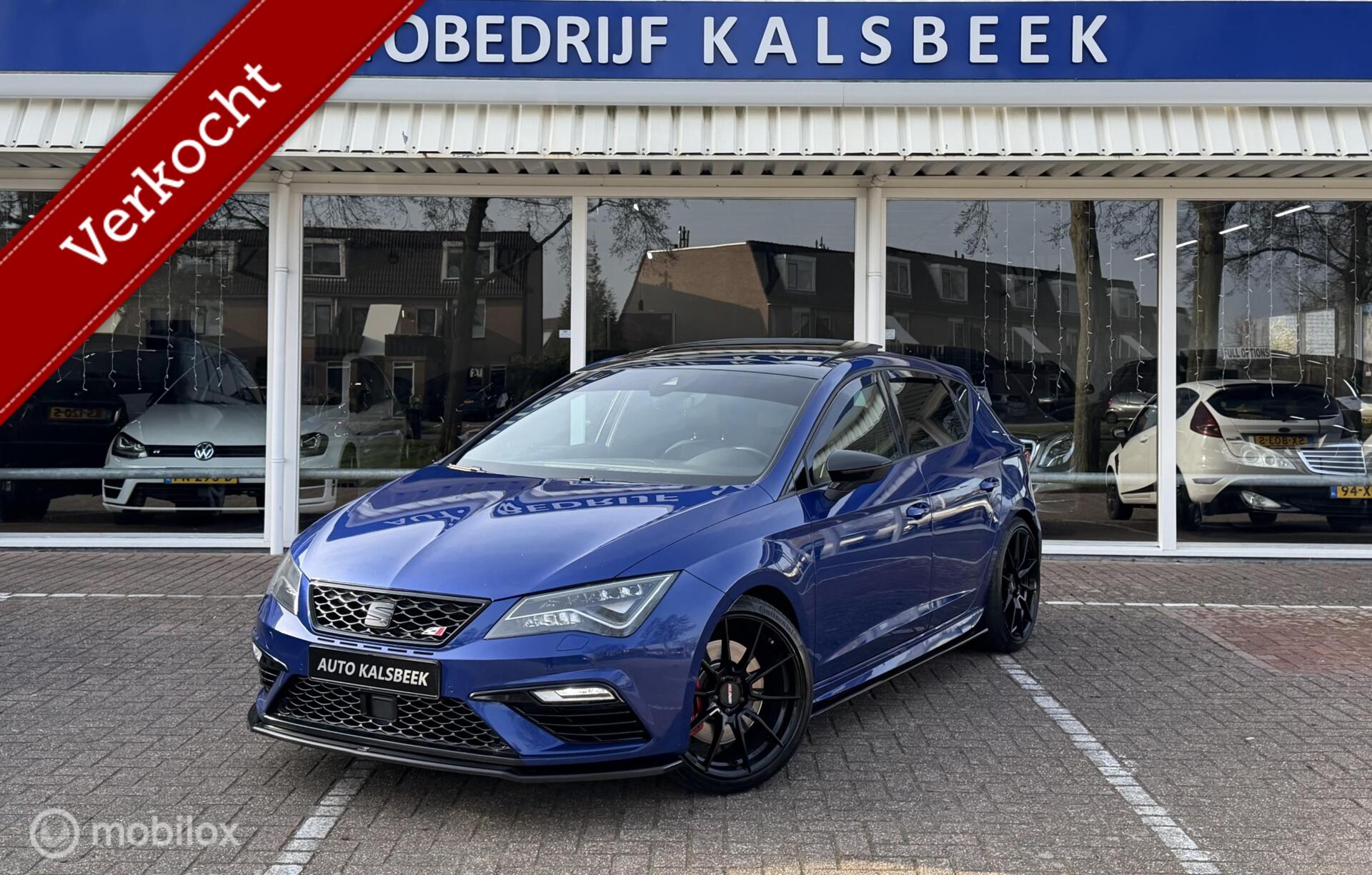 Seat Leon 2.0 TSI CUPRA 300|Lane|Pano|Maxton|Motec|Keyless|Camera| 2017 - voorkant