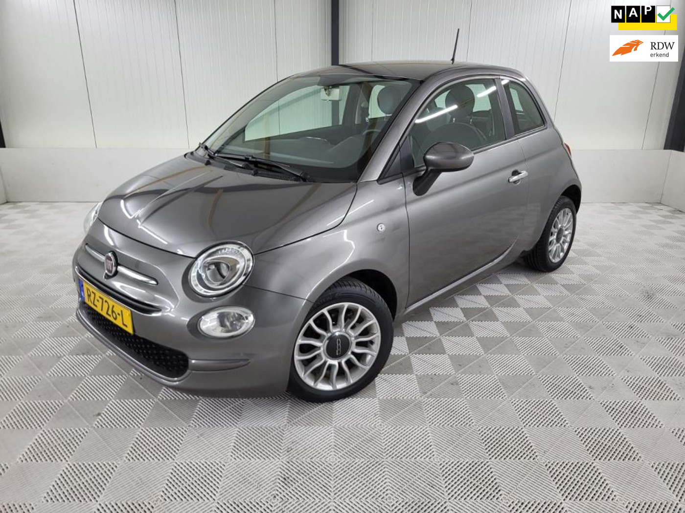Fiat Fiat 500 0.9 TwinAir Turbo Popstar 2018 - voorkant