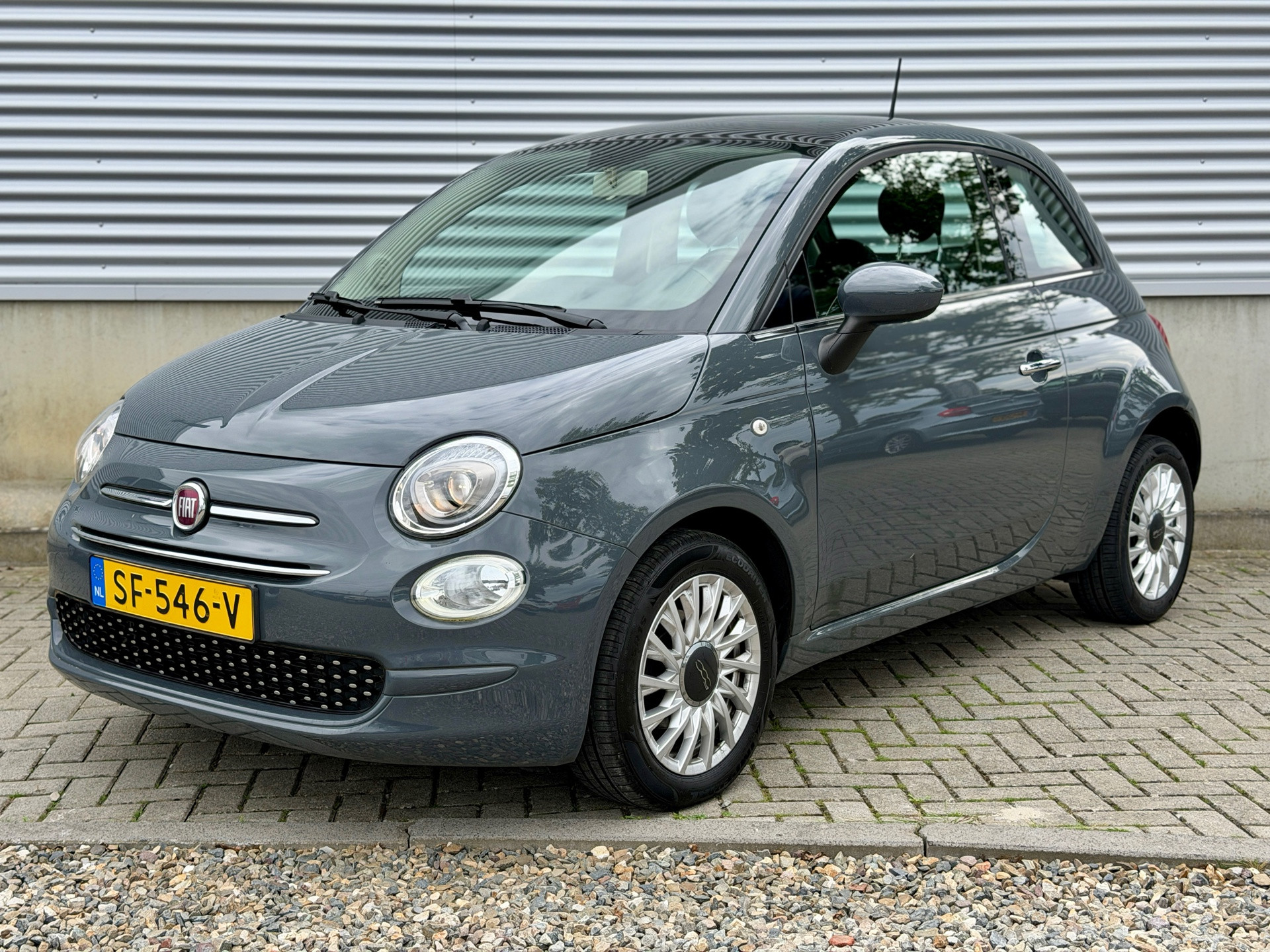 Fiat Fiat 500 80pk TwinAir Turbo Lounge [ Panodak,cruise, 2e eig, dealer oh ] 2018 - voorkant