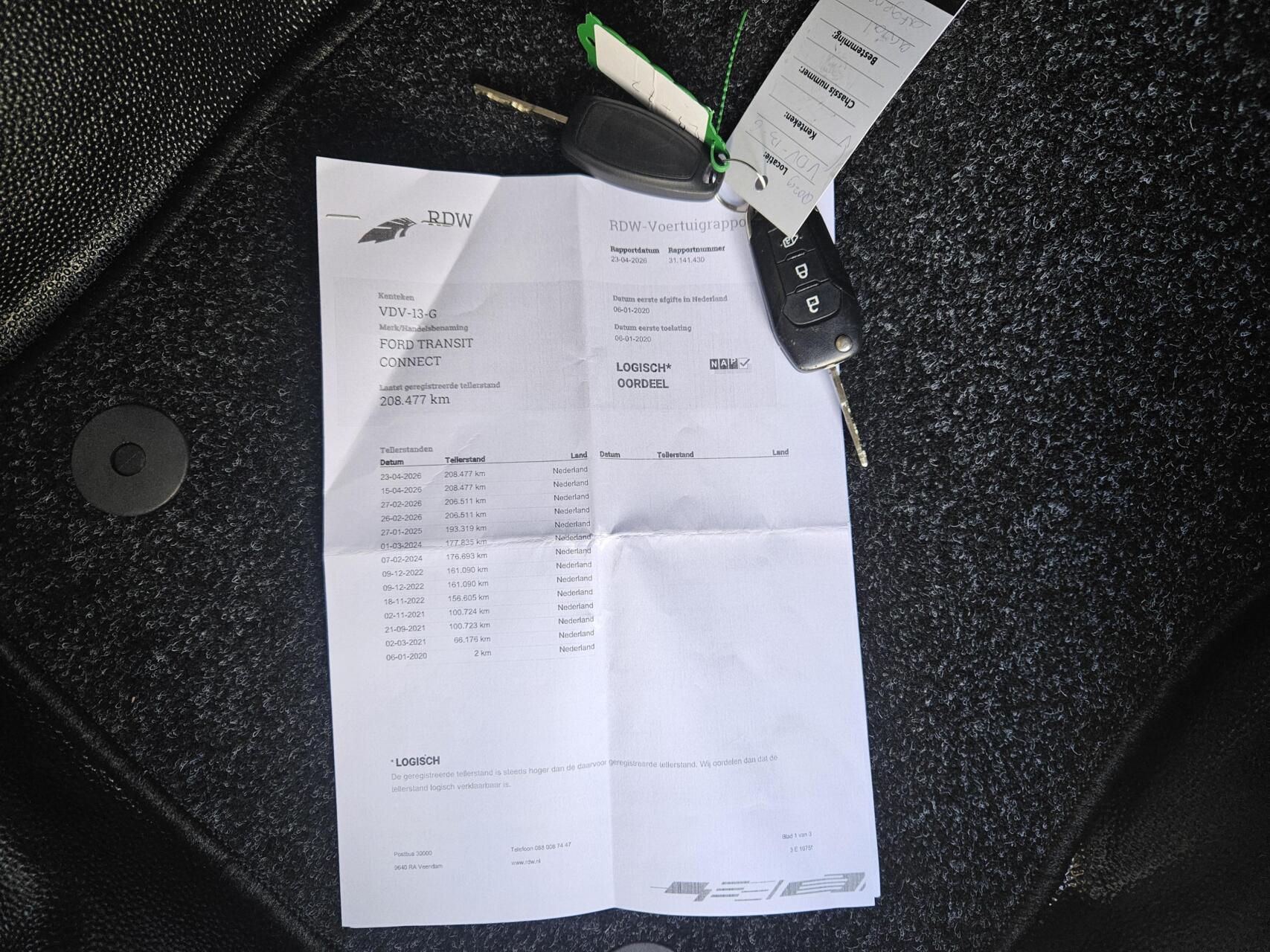 Foto van Ford Transit Connect