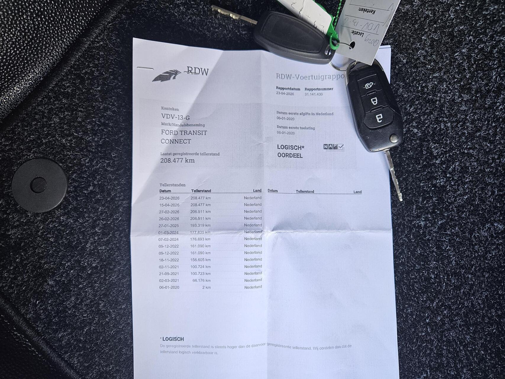 Foto van Ford Transit Connect