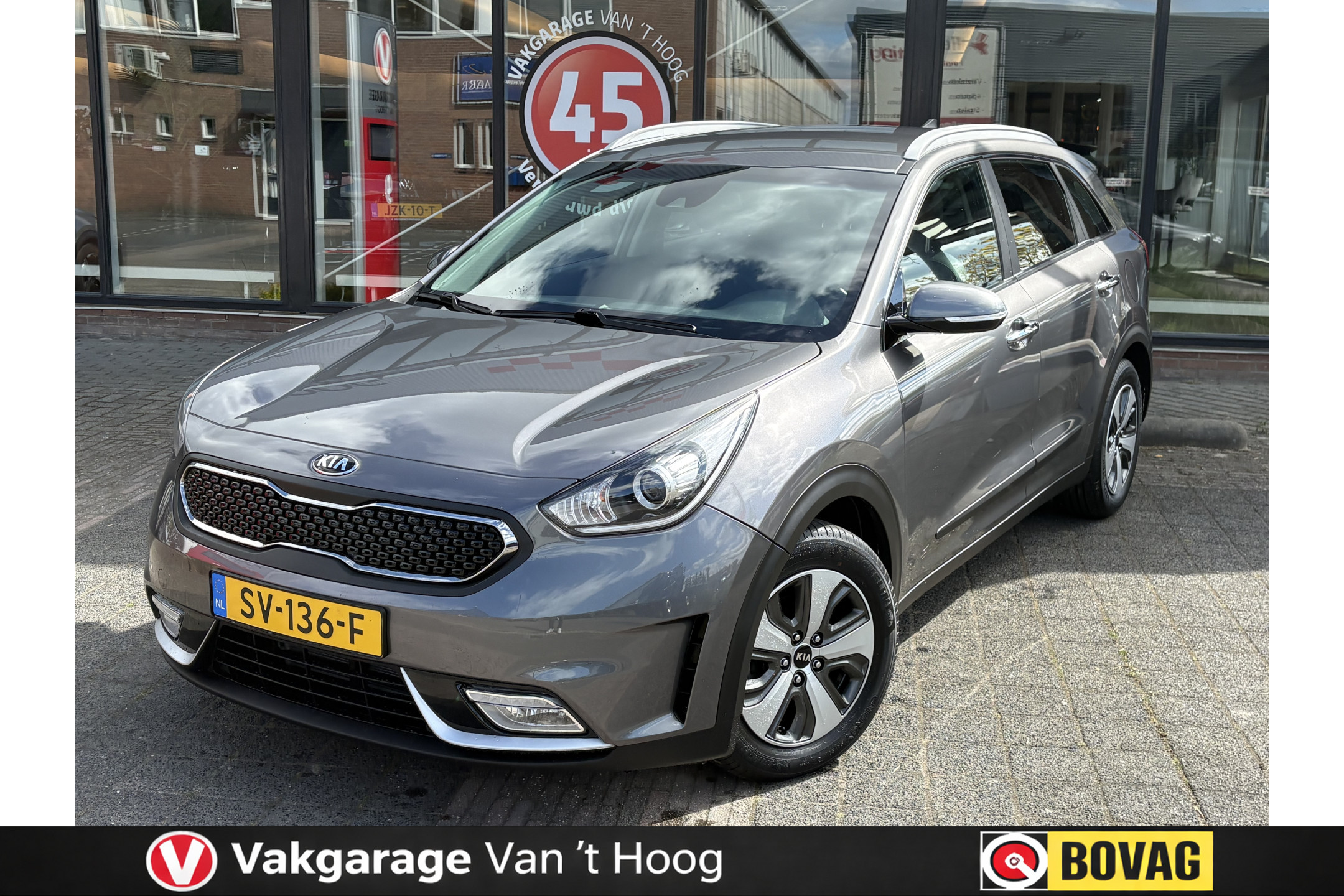Kia Niro 1.6 GDi Hybrid DynamicLine,Camera,Carplay 2018 - voorkant