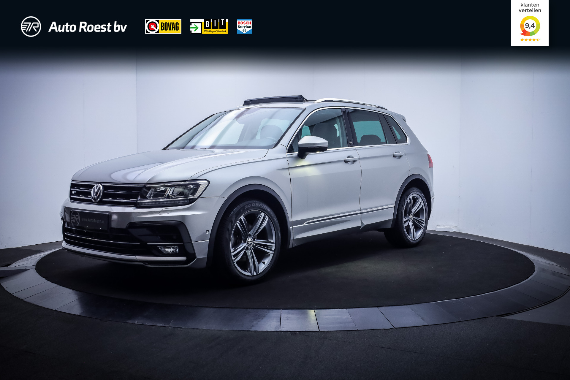 Volkswagen Tiguan 1.4 TSI 150pk R-LINE 2018 - voorkant