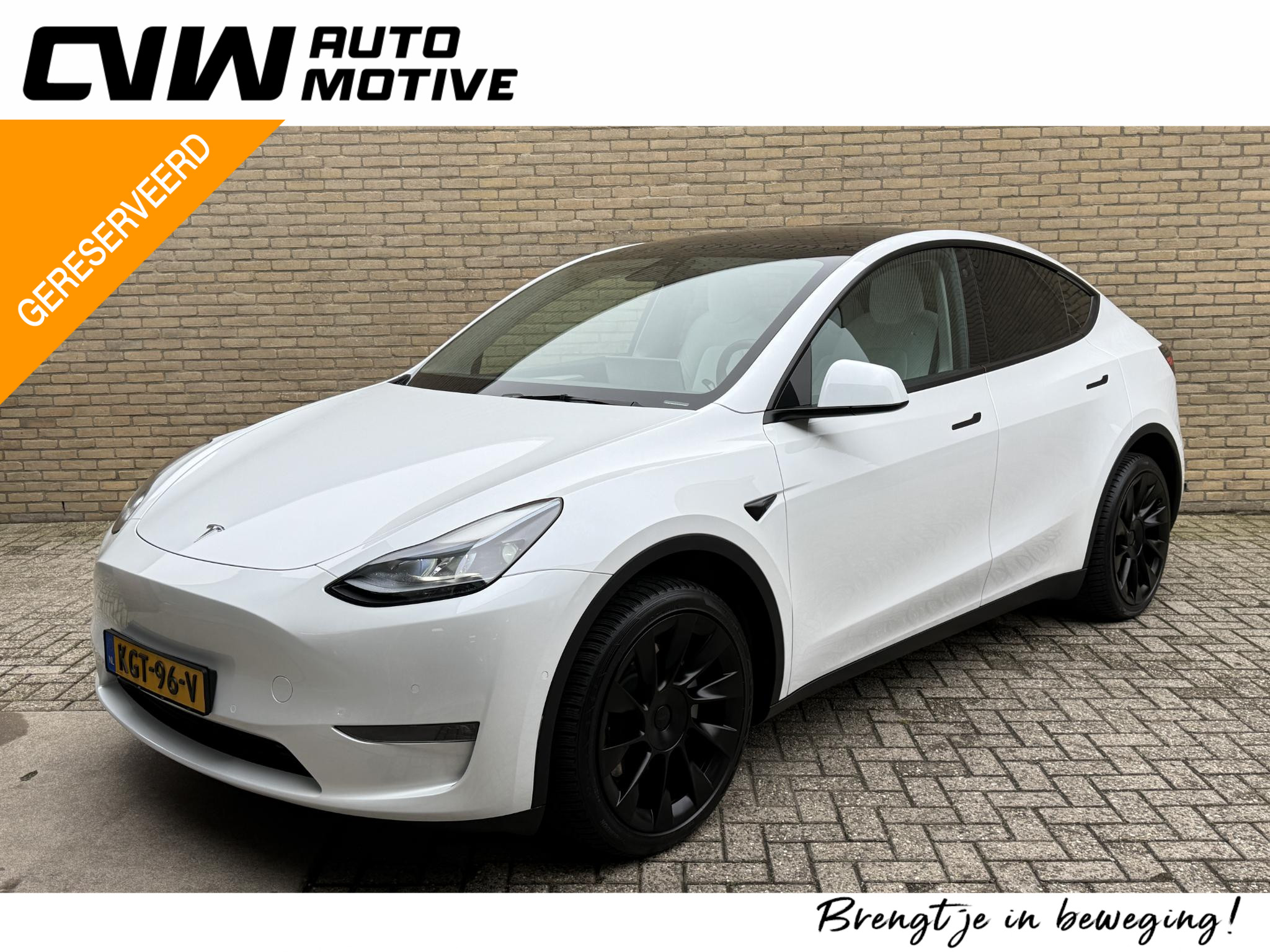 Tesla Model Y Long Range AWD 75 kWh | 92% SOH | Panoramadak | 2022 - voorkant