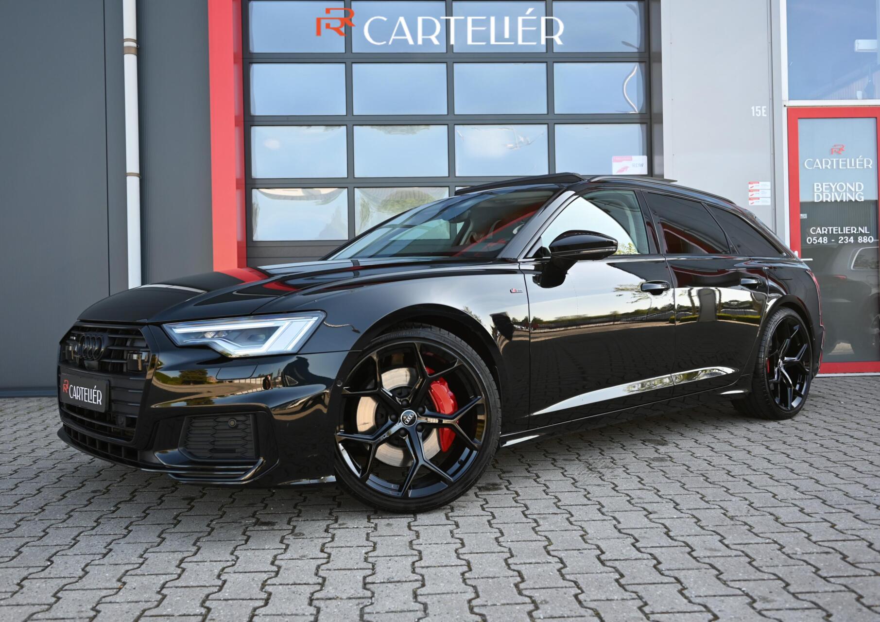 Audi A6 Avant 55 TFSI e S-Line Quattro Competition | Pano | New 21'' RS | 360 | B&O | Carplay | Virtual Cockpit | ACC | Stoel & Stuurwielverwarming | Trekhaak | Ambient | Keyless | Matrix Led | Lane Assist | Blind Spot 2021 - voorkant