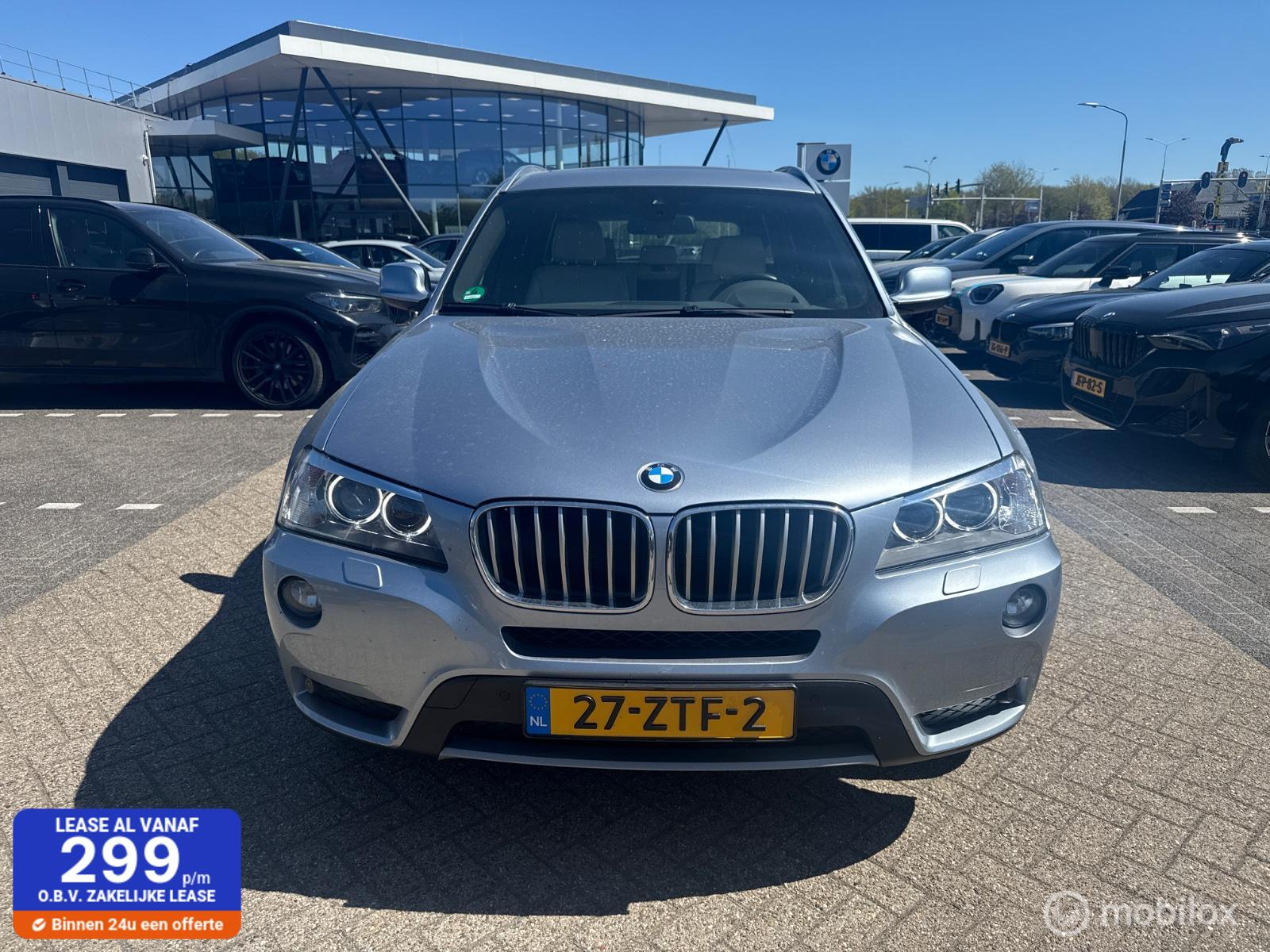 BMW X Reihe xDrive28i High Executive 245 Pk  Orig. Ned. 118000KM Dealer onderhouden 2013 - voorkant