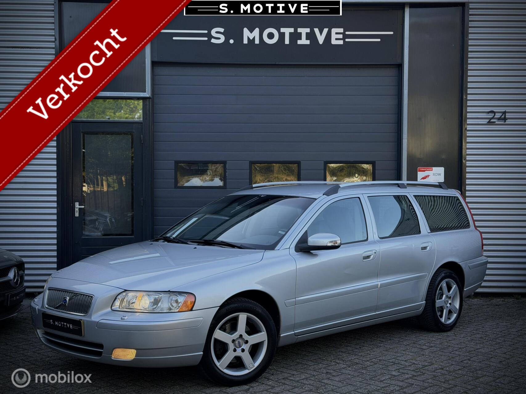 Volvo V70 2.4 Edition Sport LPG automaat Trekhaak 2eig Leder Dealer Onderhouden 2007 - voorkant