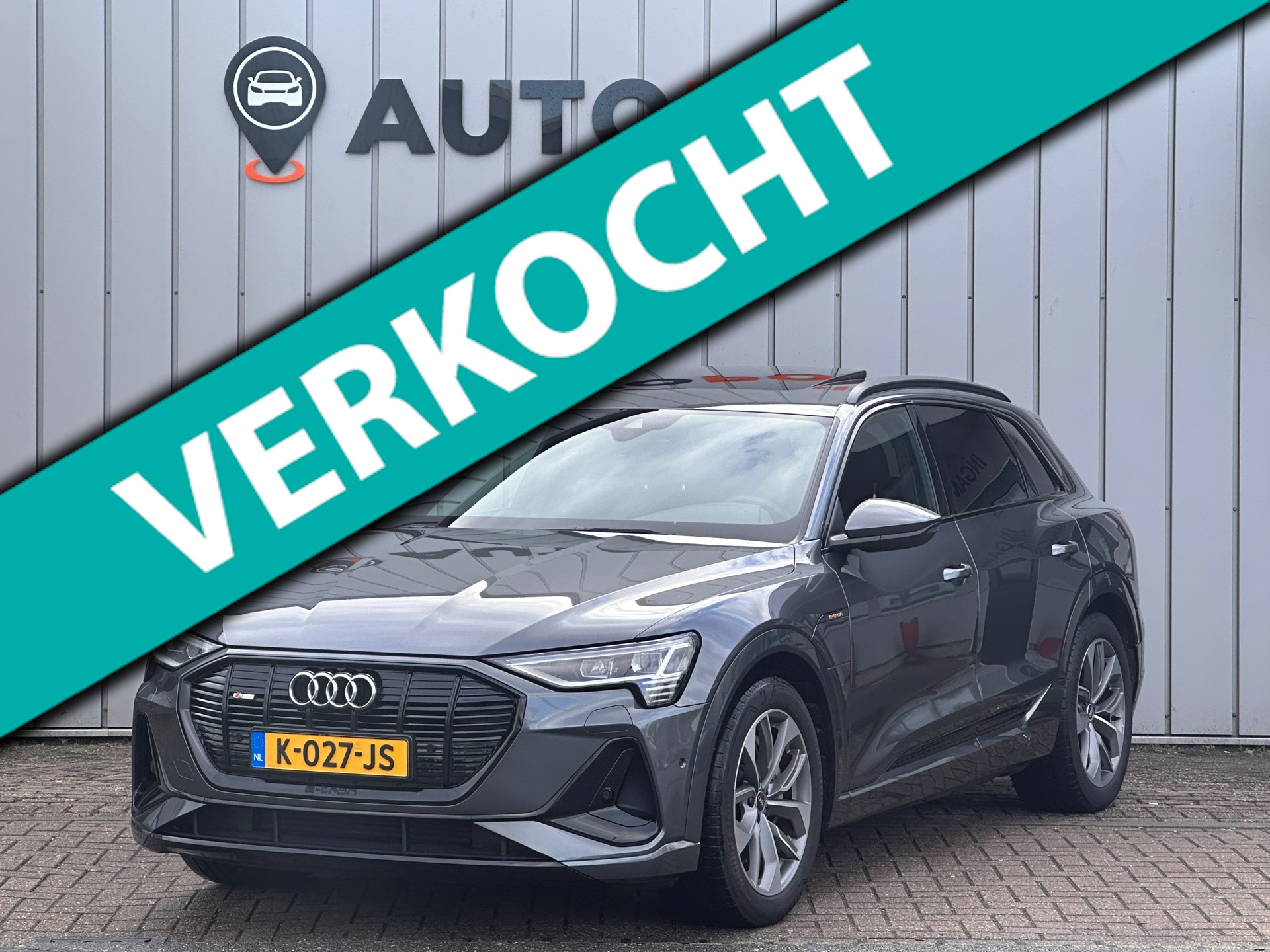 Audi E-tron 55 55 quattro S EDITION 95 kWh 1E EIG ORG NL|PANO|ALCANTARA|CAMERA|MEMORY.SEAT|STOELVRM|VIRTUAL.COCKPIT|AMBIENT.LIGHT|LED 2020 - voorkant