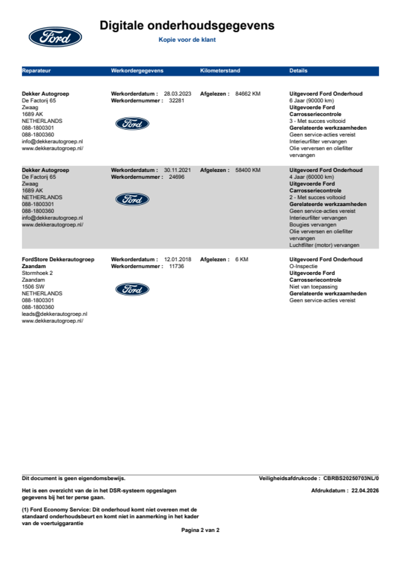 Foto van Ford Fiesta