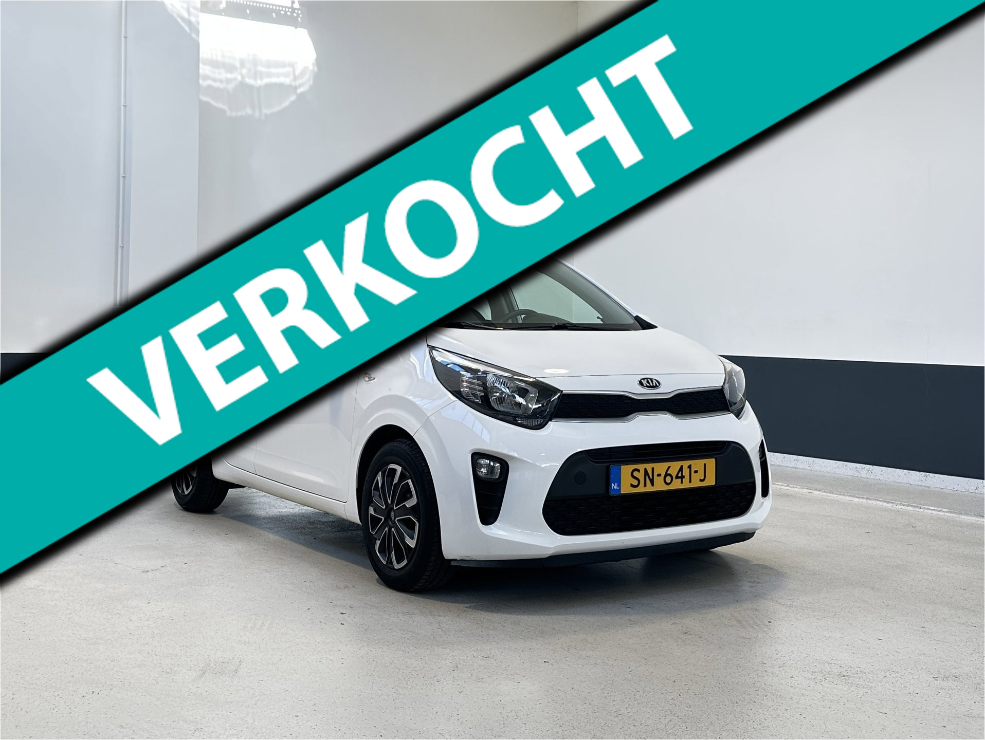 Kia Picanto 1.0 CVVT EconomyPlusLine | Bluetooth | Airco | NL | 2018 - voorkant