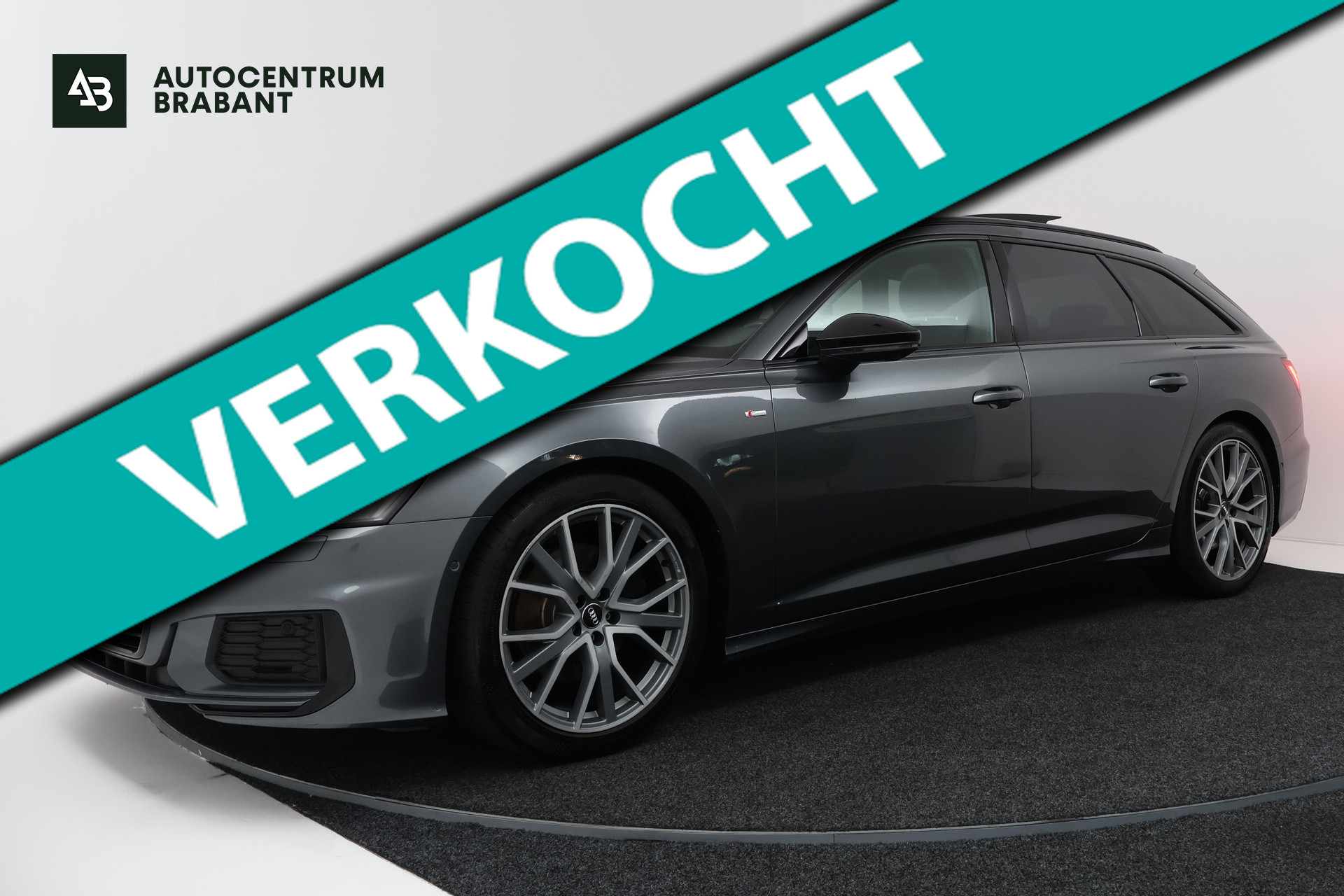Audi A6 Avant 45 TFSI Design Pro Line Plus S-Line (PANORAMADAK, SFEERVERLICHTING, STOELVERWARMING, CAMERA, ELEKTR STOELEN) 2019 - voorkant