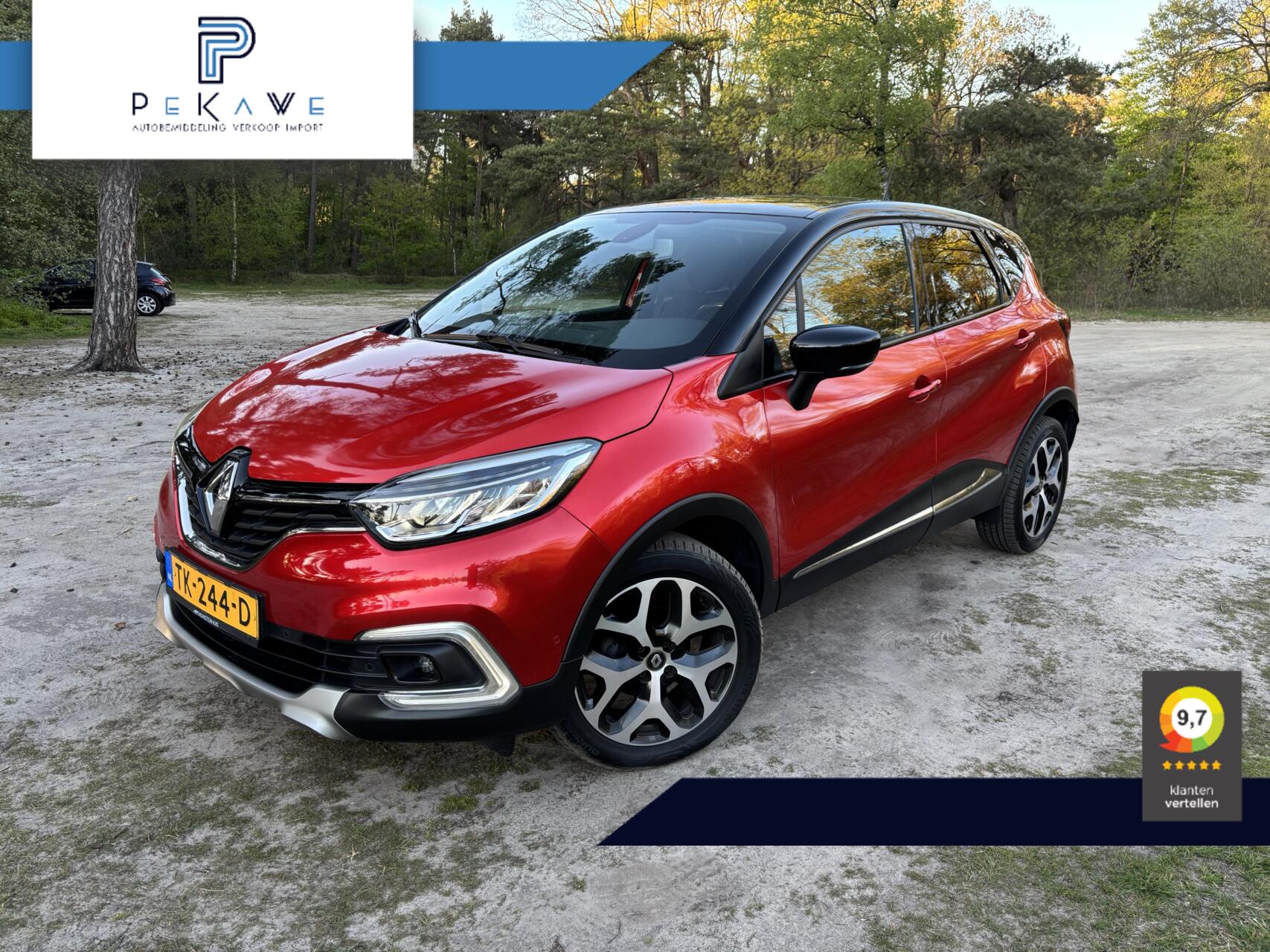 Renault Captur Intens 0.9 TCe | 68dkm | Navi/Camera | Cruise | Two-Tone | Nette auto 2018 - voorkant