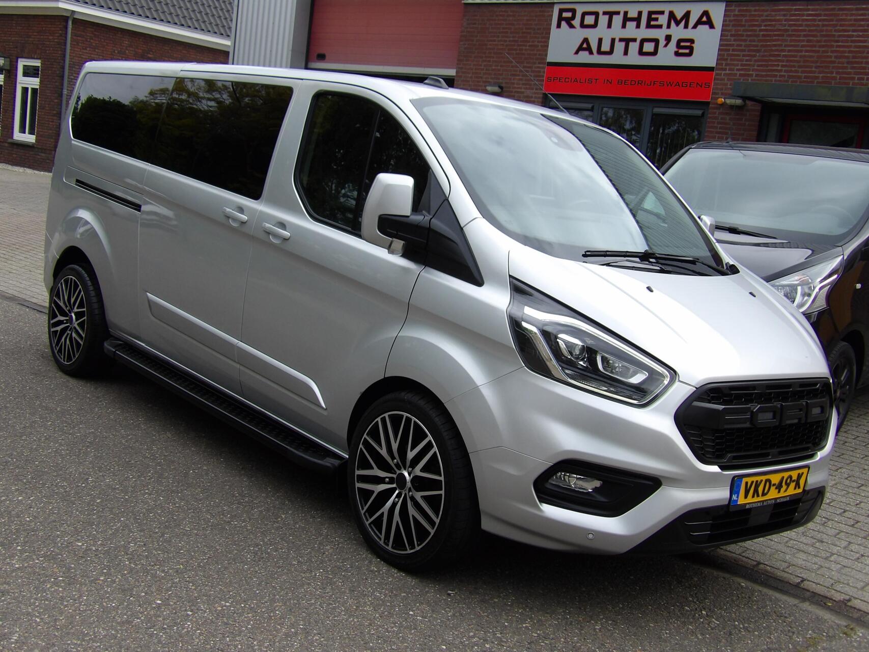 Ford Transit Custom 2.0 TDCI AUTOMAAT 2021PLATINIUM EDITION DUBCAB 1e EIGENAAR VOL EXTRA'S 2021 - voorkant