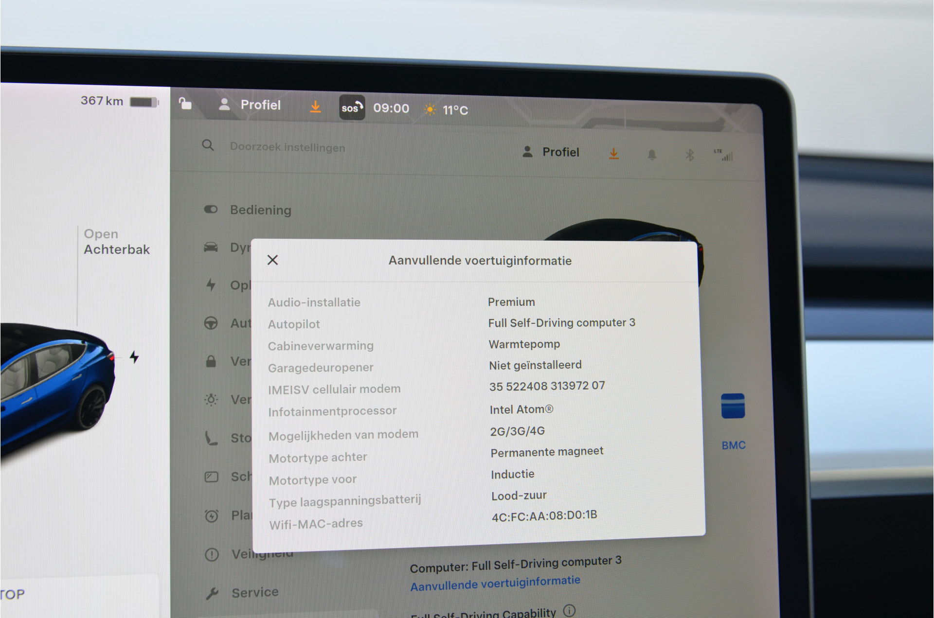 Foto van Tesla Model 3