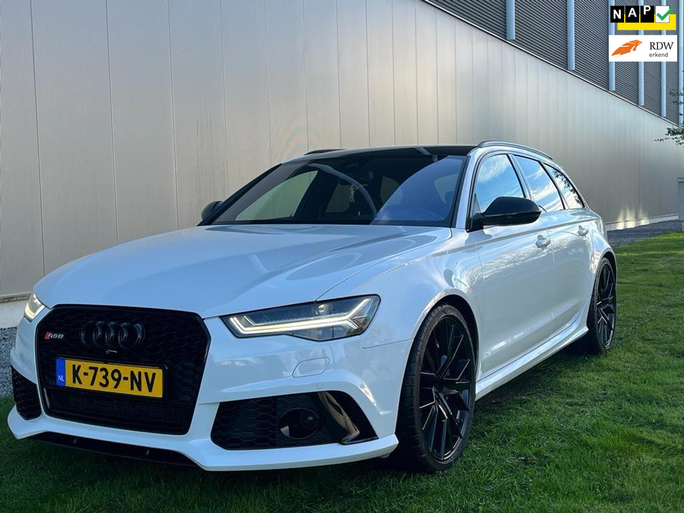 Audi RS 6 Avant 4.0 TFSI RS 6 Quattro|Keramisch|Hud|Performance 720PK 2015 - voorkant
