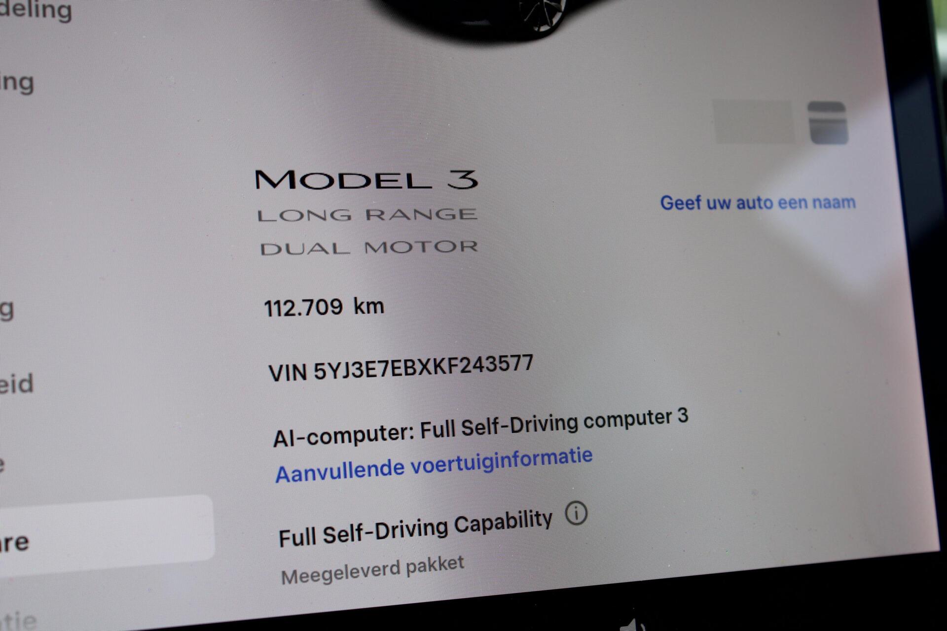 Foto van Tesla Model 3